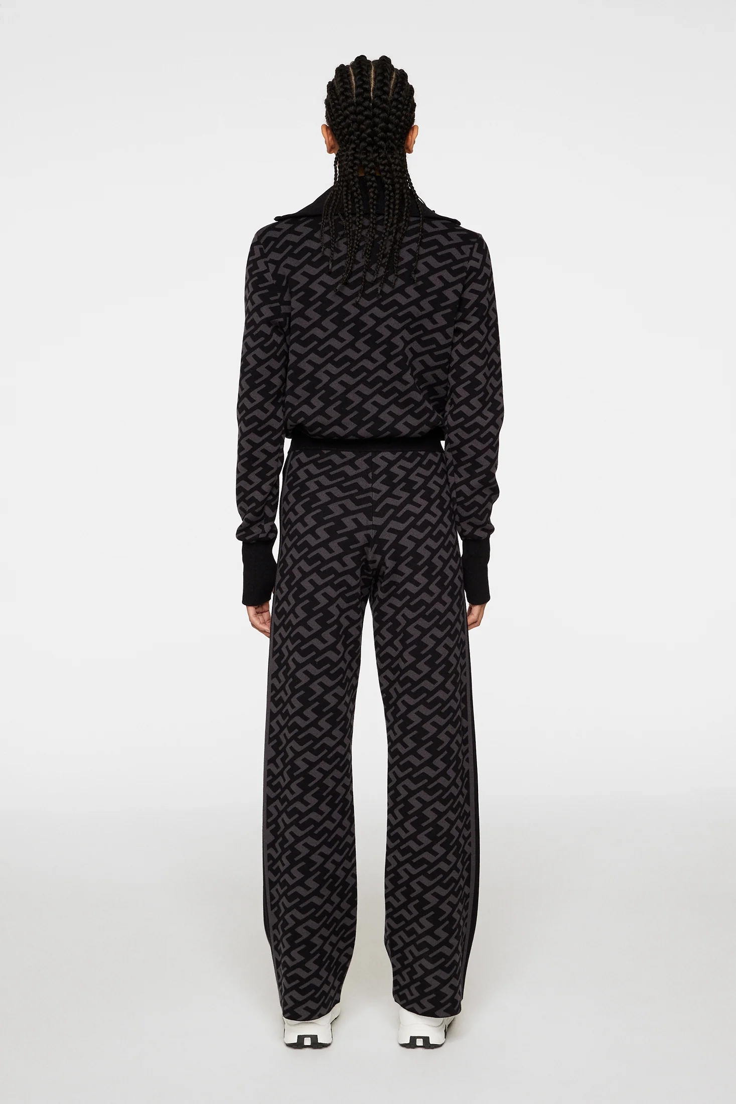 Kera Knitted Pant / Bias Bridge Black - Image 3