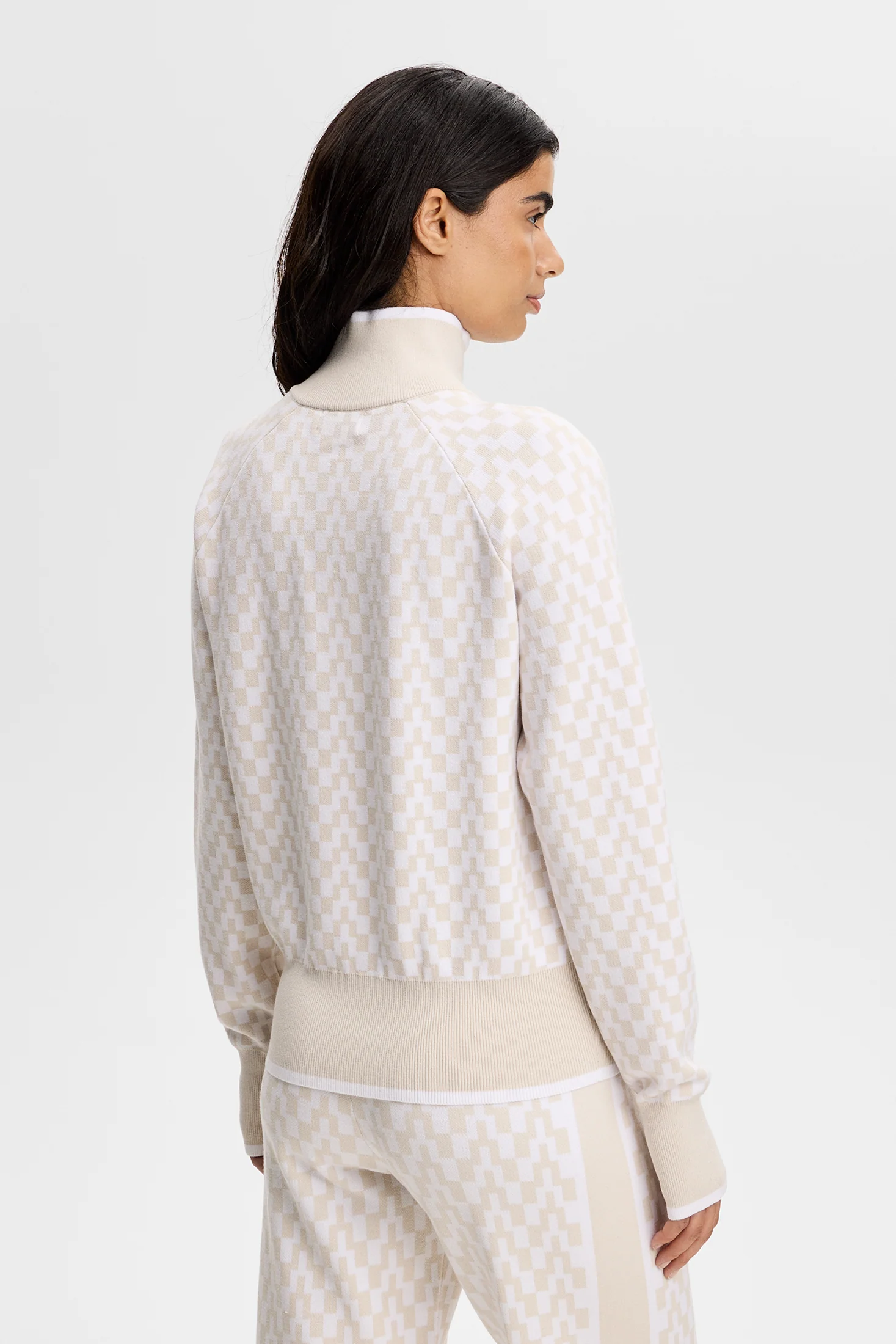 Kerla Knitted Zip Sweater / Bridge Stack Moonbeam M - Image 3