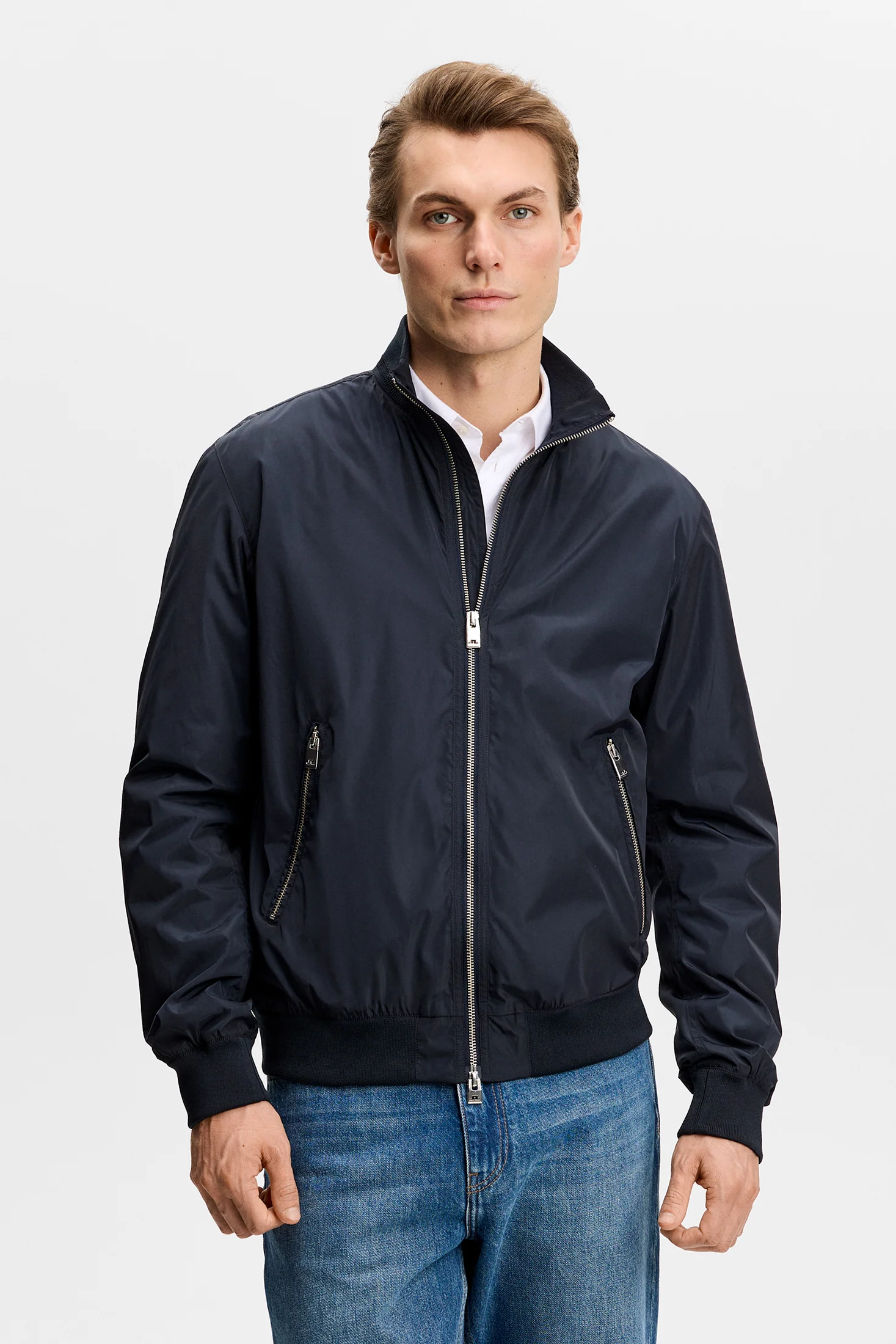 Kevin Poly Jacket / JL Navy - Image 2