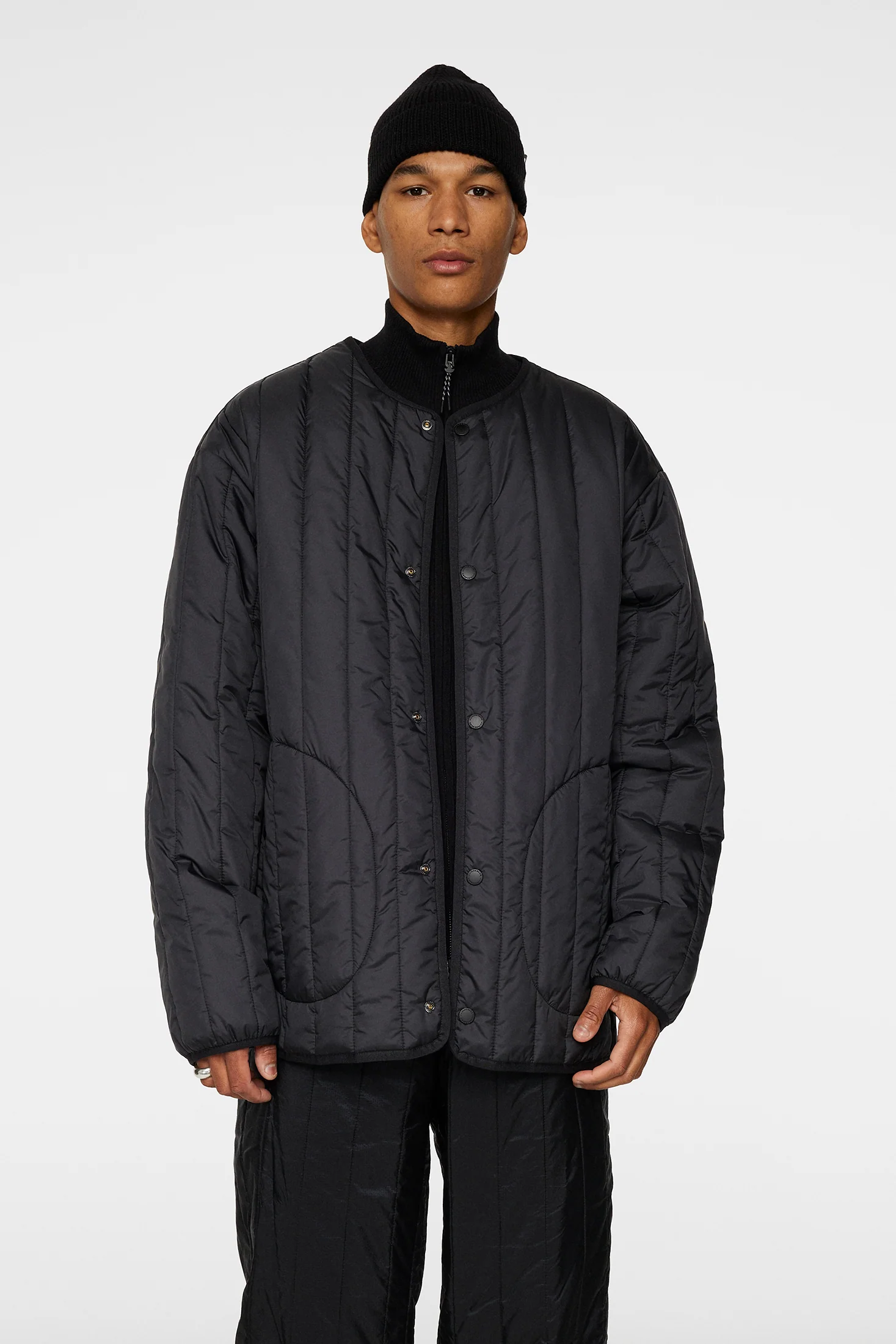 Khaza Quilted Jacket / Black - Image 2