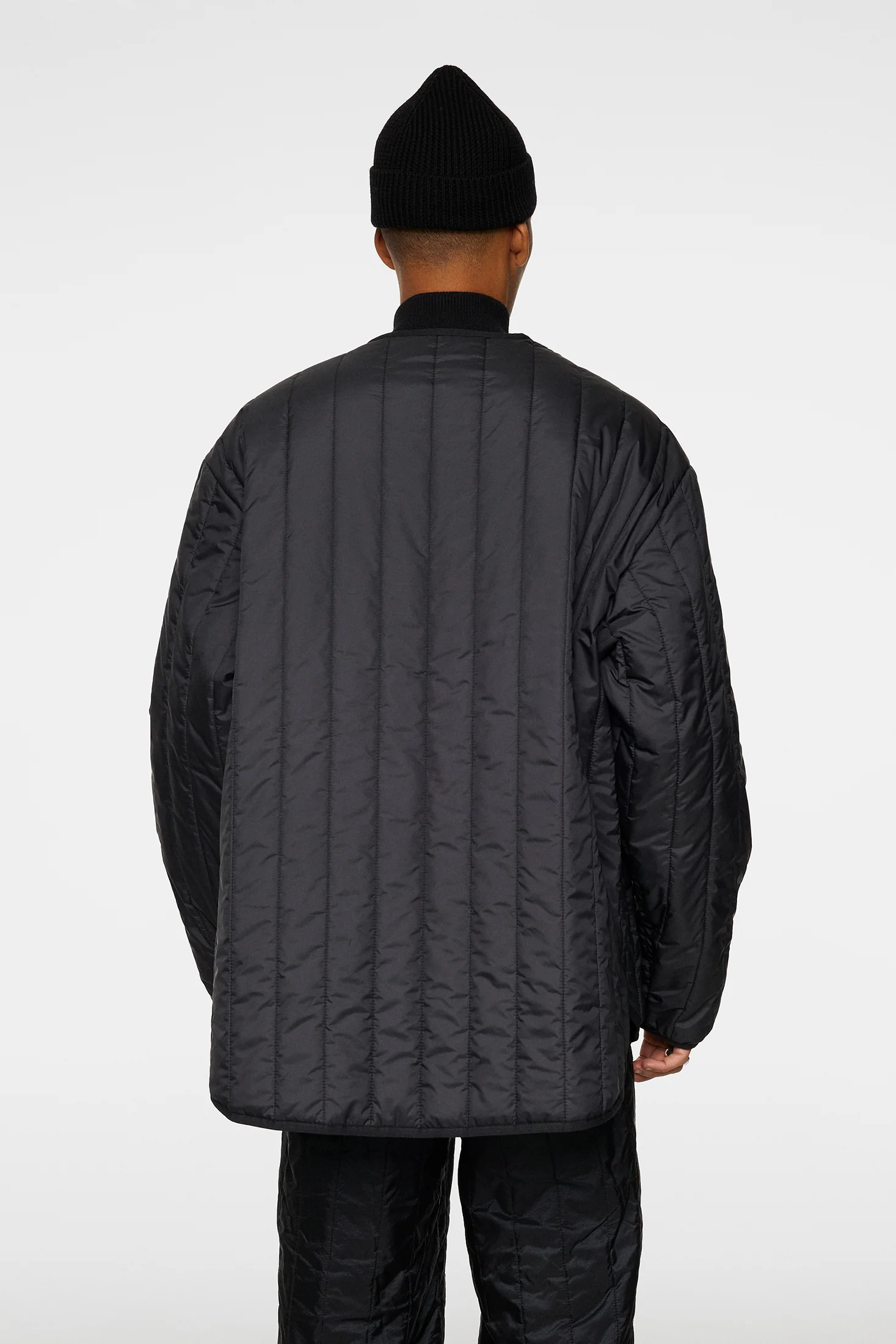 Khaza Quilted Jacket / Black - Image 3