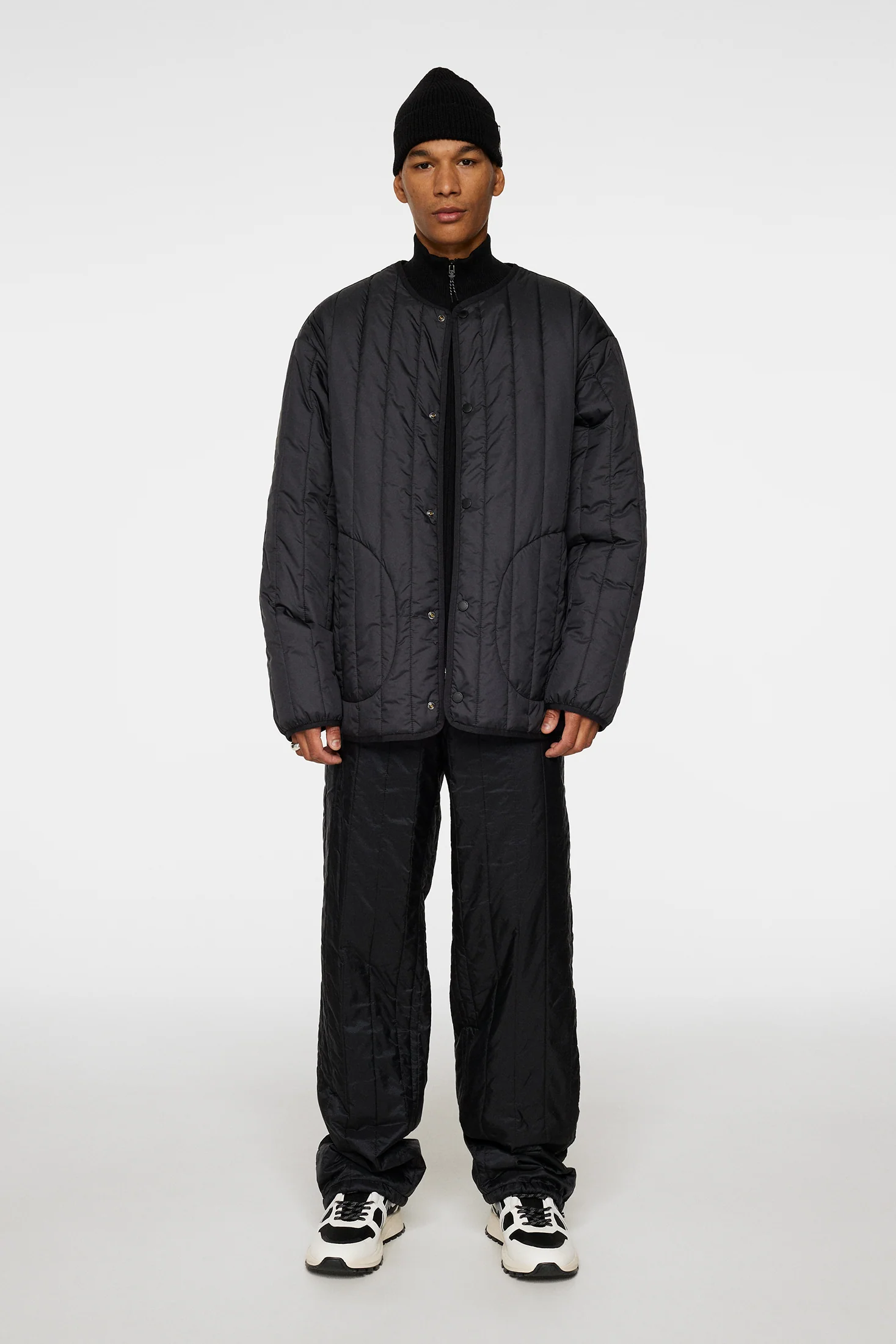 Khaza Quilted Jacket / Black - Image 4
