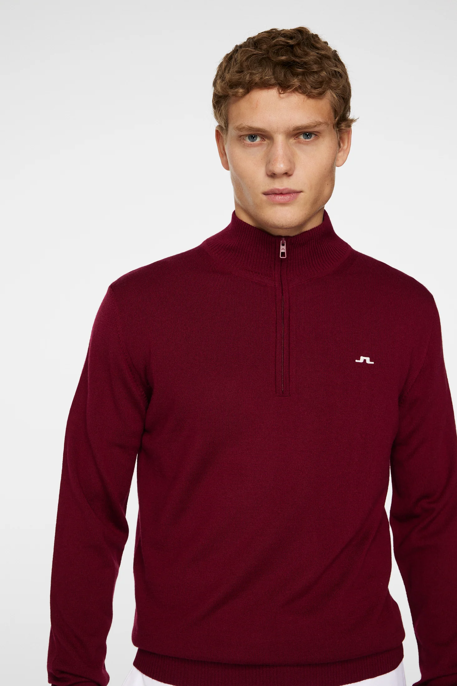 Kian Zipped Sweater / Cabernet - Image 5