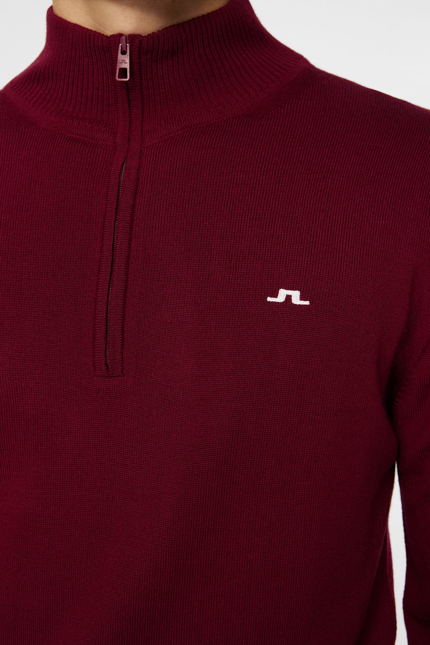 Kian Zipped Sweater / Cabernet - Image 6