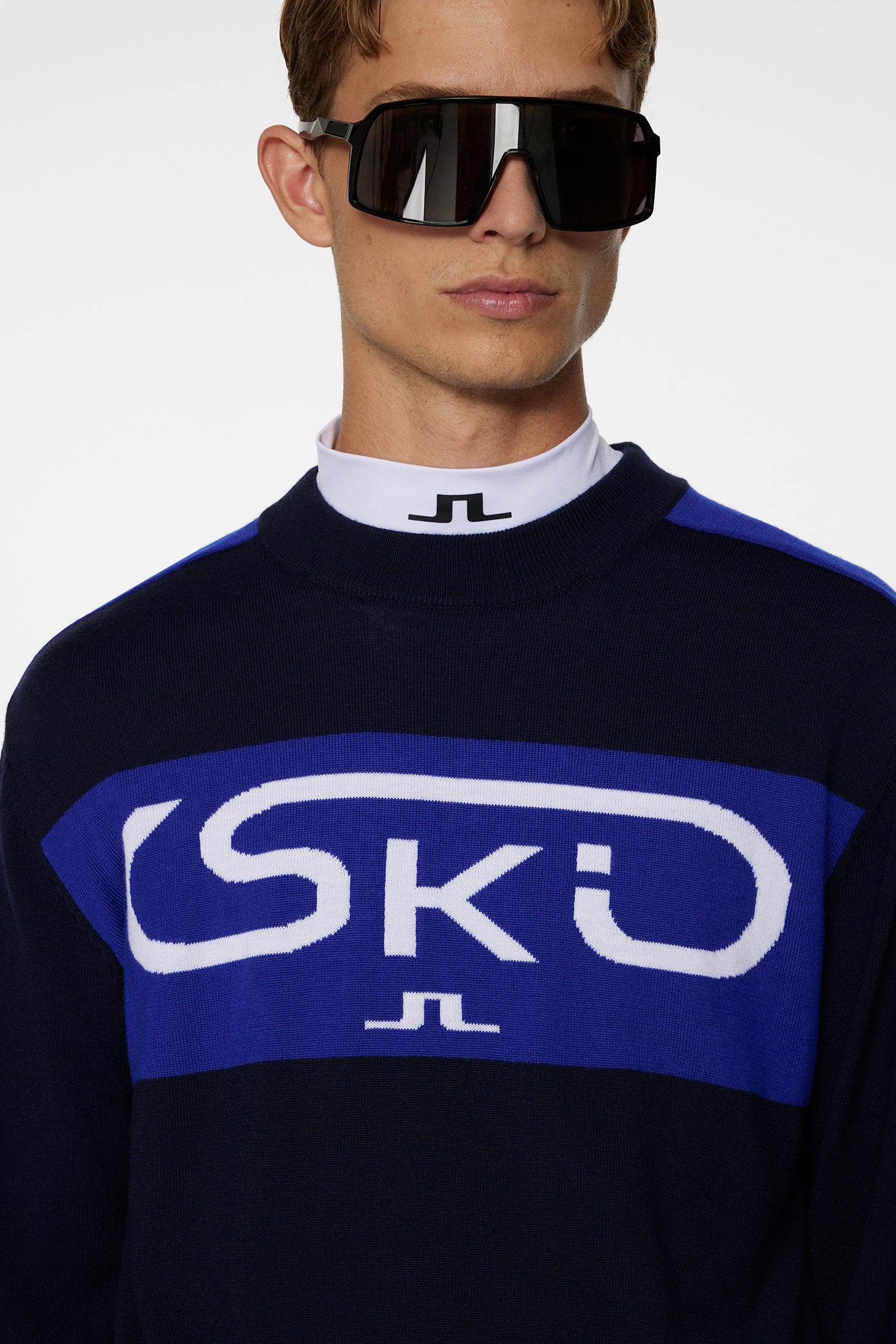 Kirby Knitted Sweater / JL Navy - Image 5