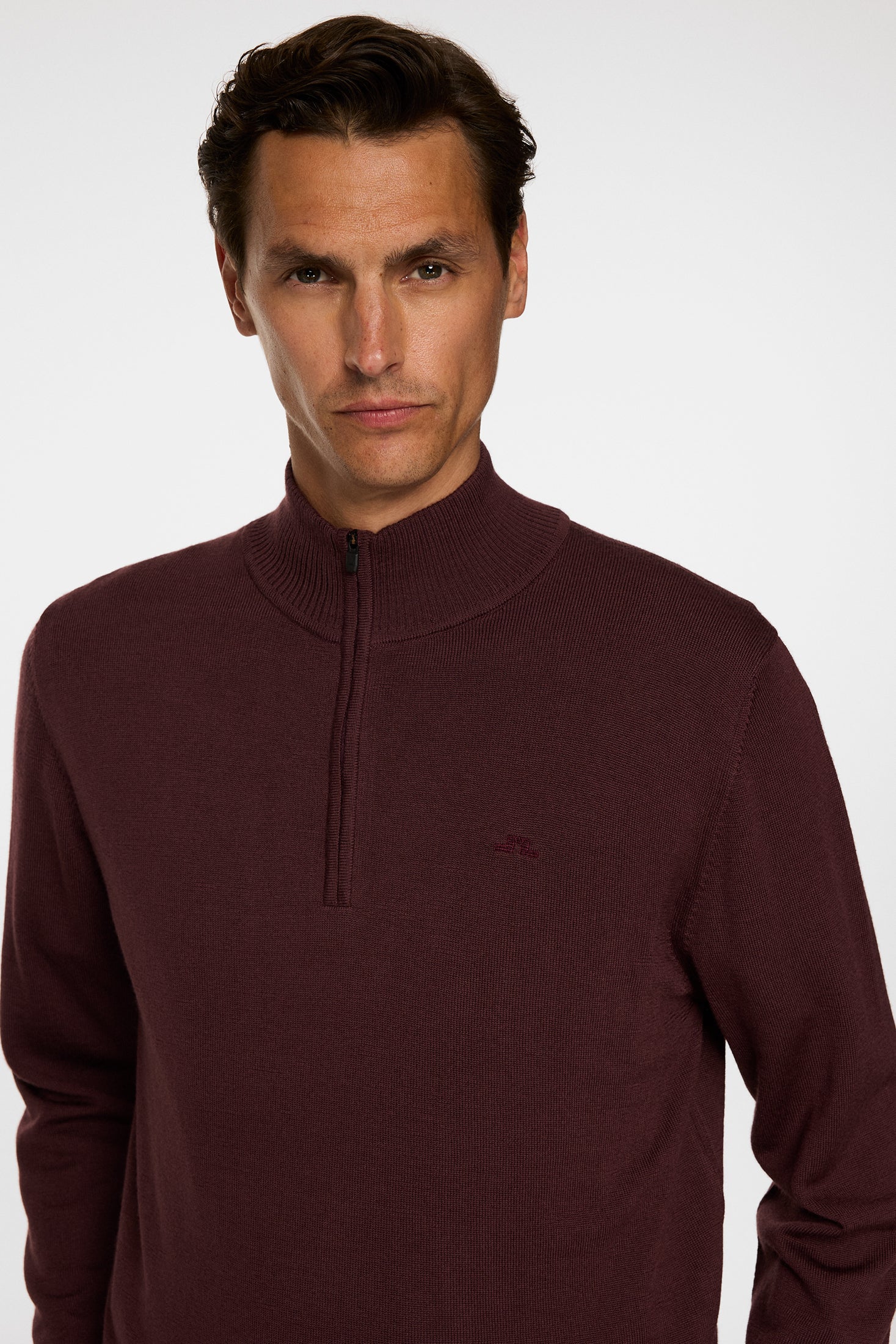 Kiyan Merino Quarter Zip / Huckleberry - Image 5