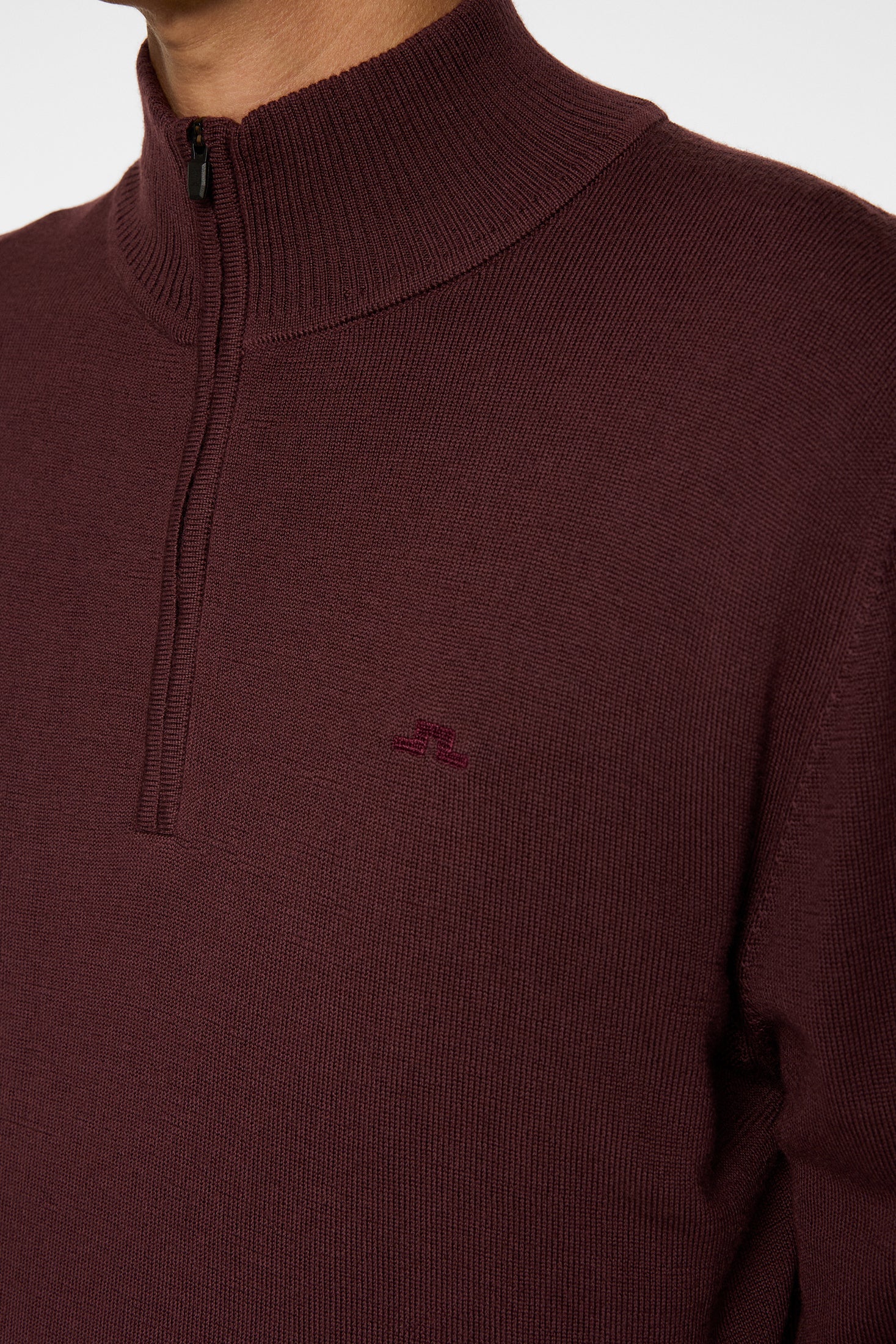 Kiyan Merino Quarter Zip / Huckleberry - Image 6
