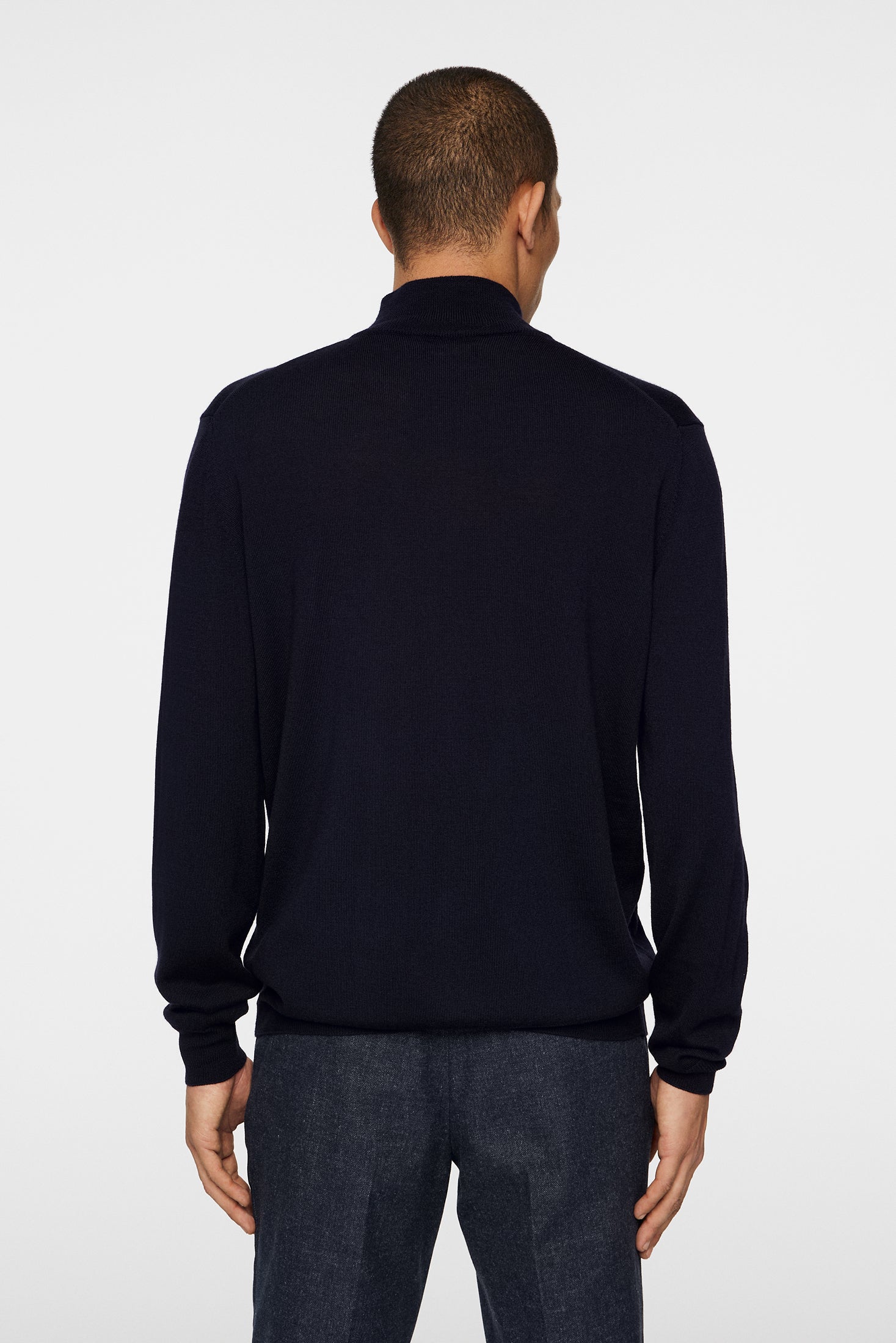 Kiyan Quarter Zip Sweater / JL Navy - Image 3