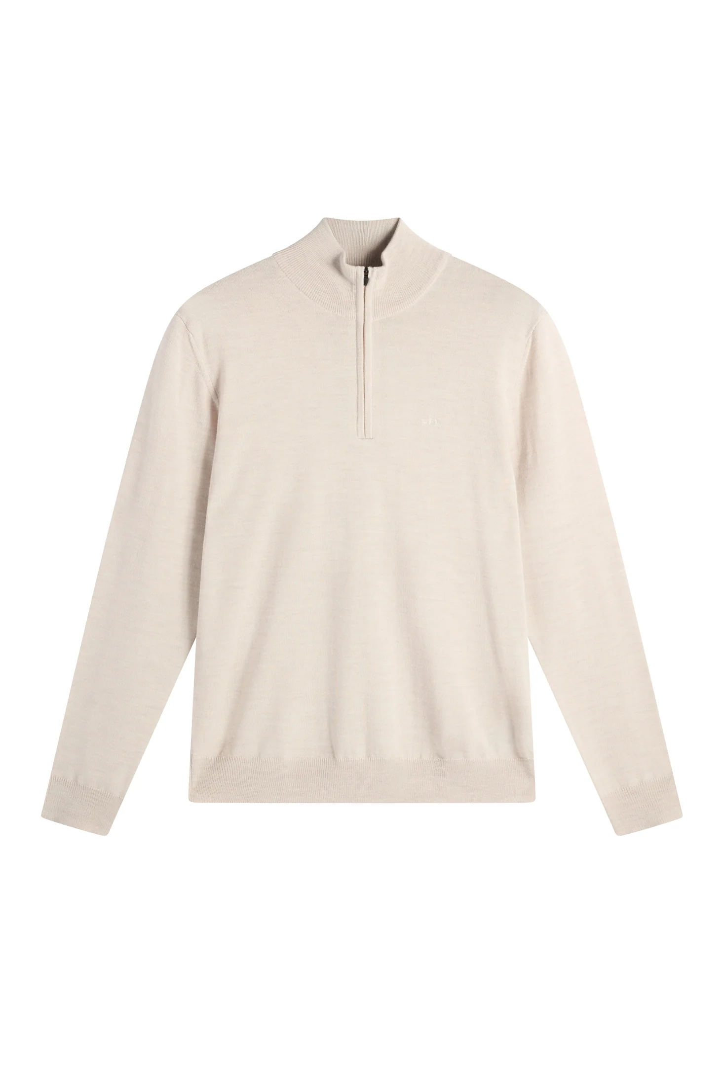 Kiyan Quarter Zip Sweater / Moonbeam Melange
