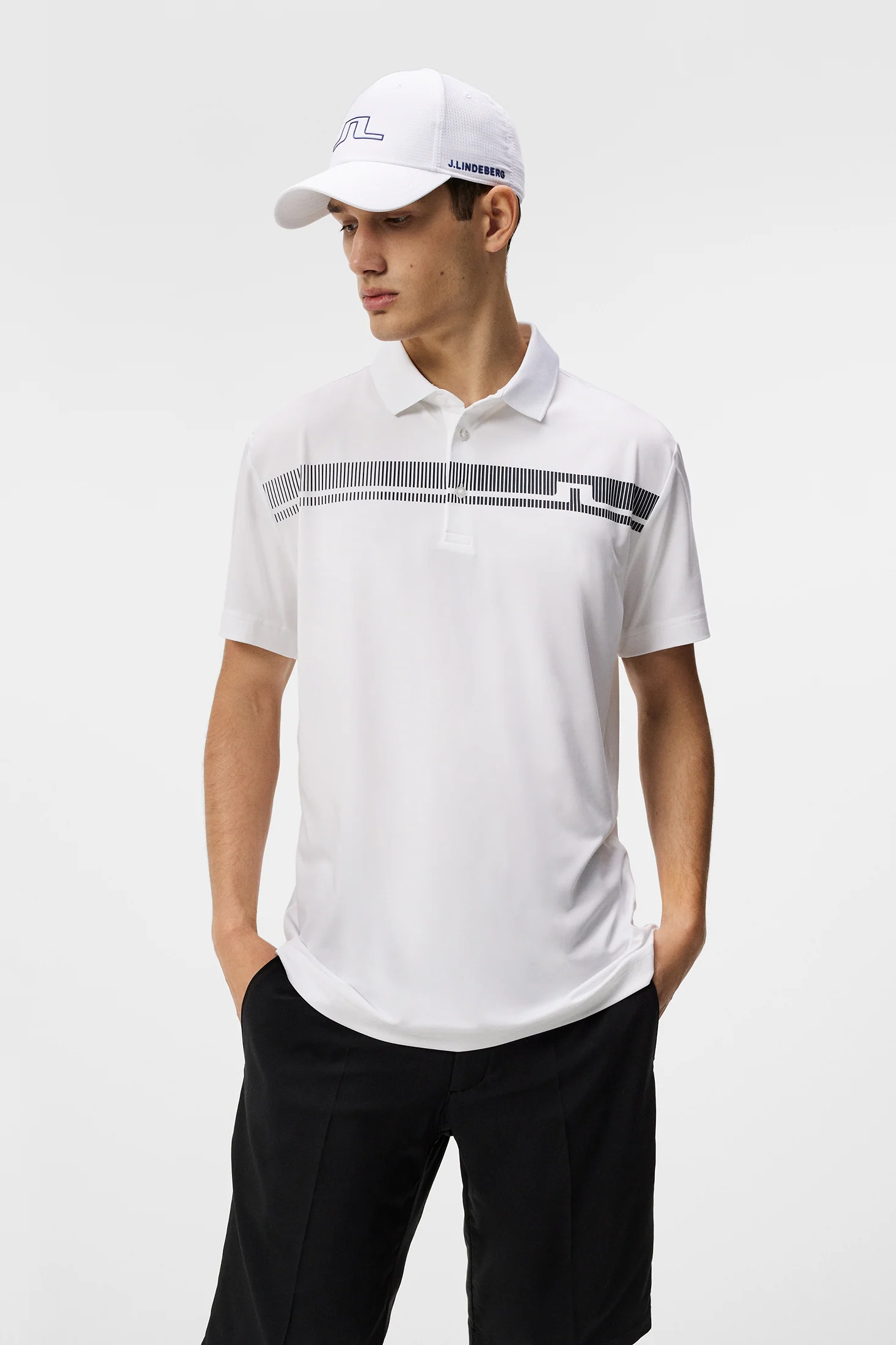 Klas Regular Fit Golf Polo / White - Image 2