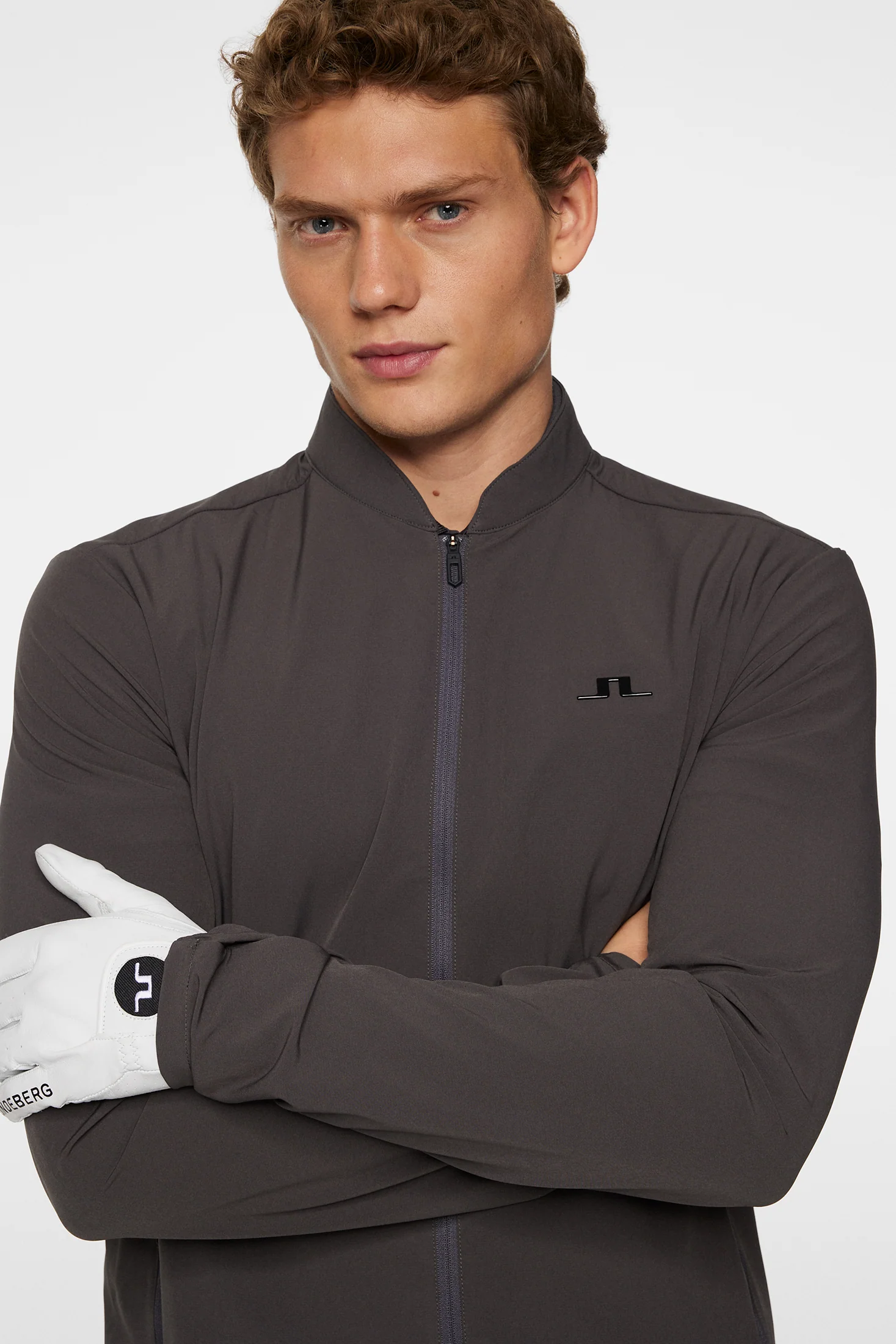 KV Hybrid Golf Jacket / Asphalt - Image 6