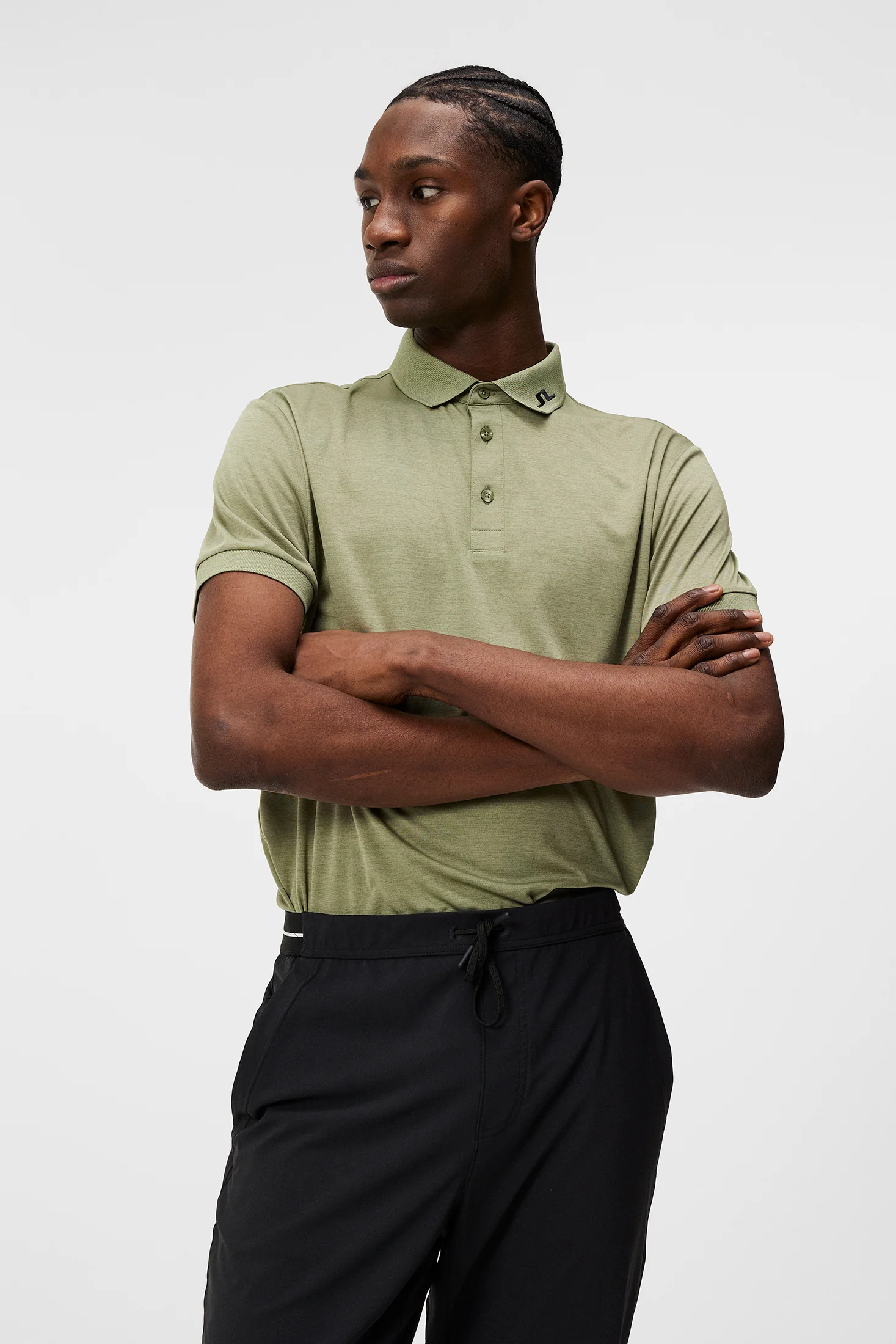 KV Regular Fit Polo / Deep Depths Melange - Image 3