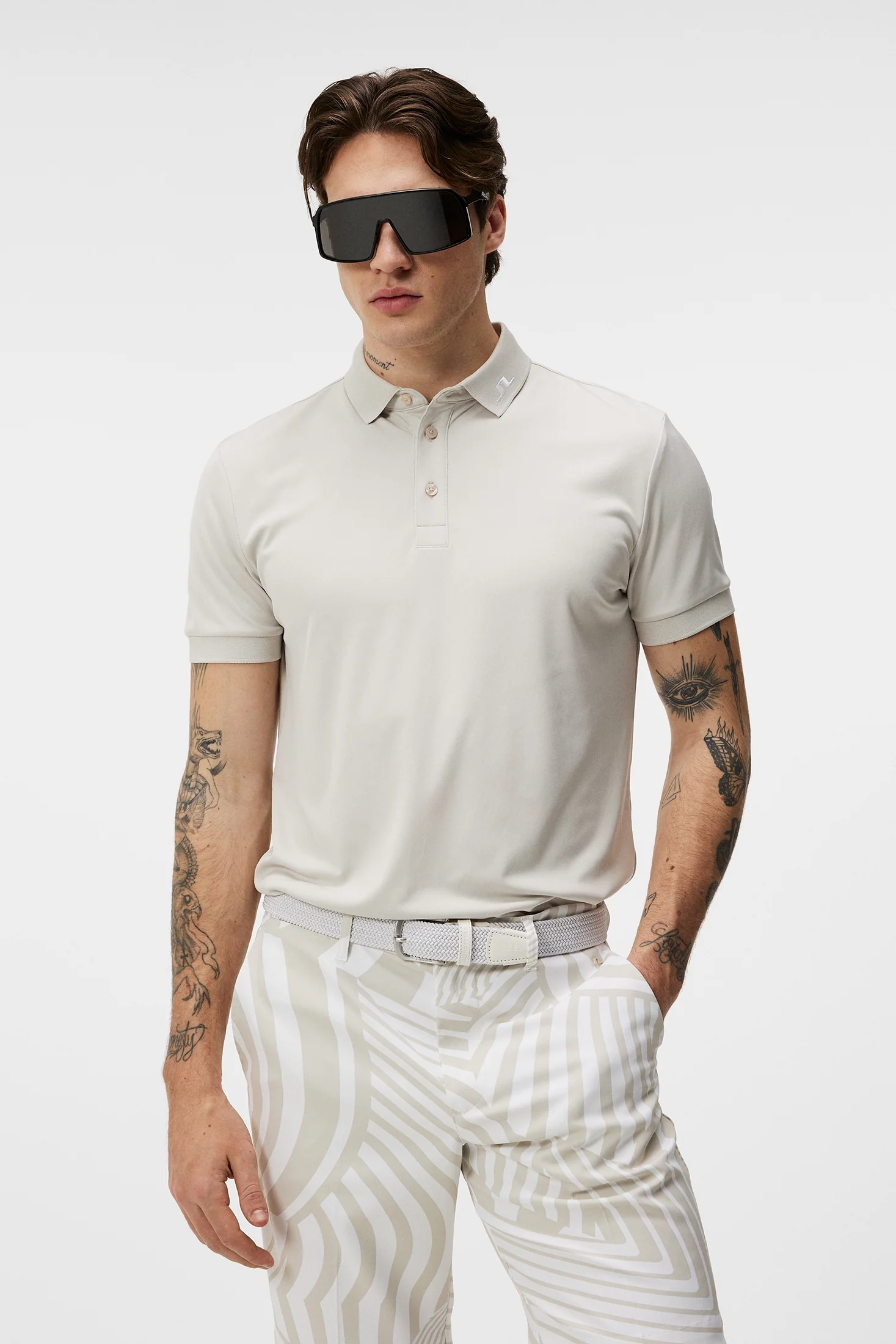 KV Regular Fit Polo / Moonbeam - Image 3