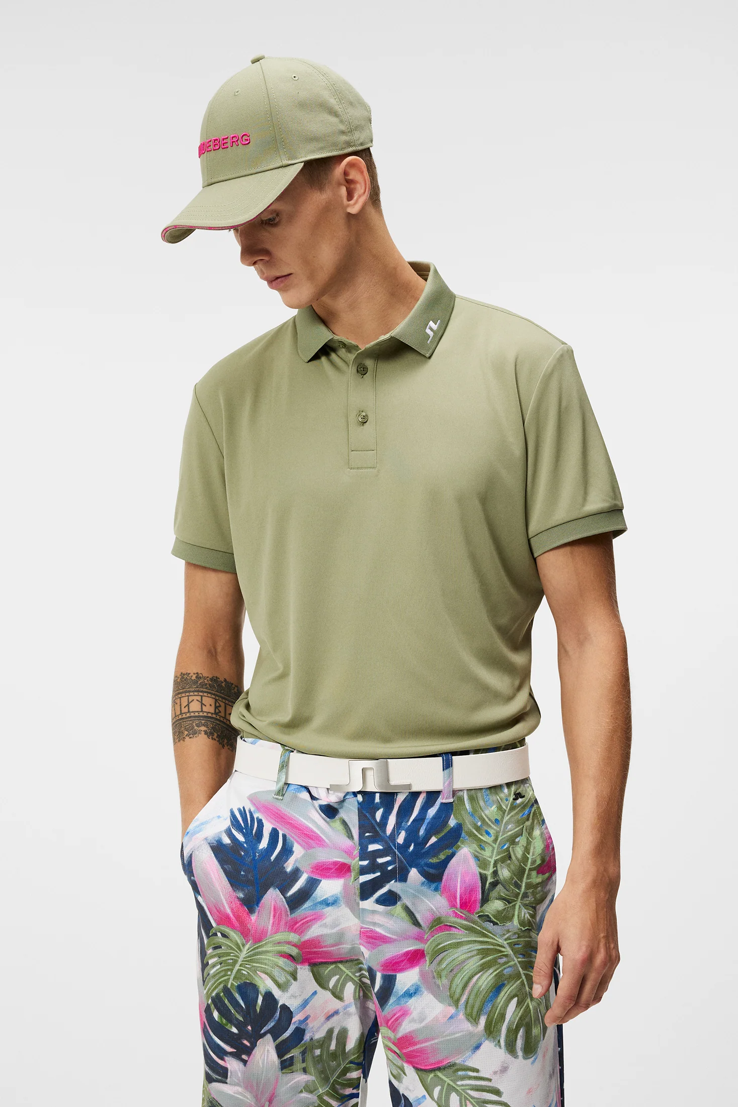 KV Regular Fit Print / Oil Green - Image 2