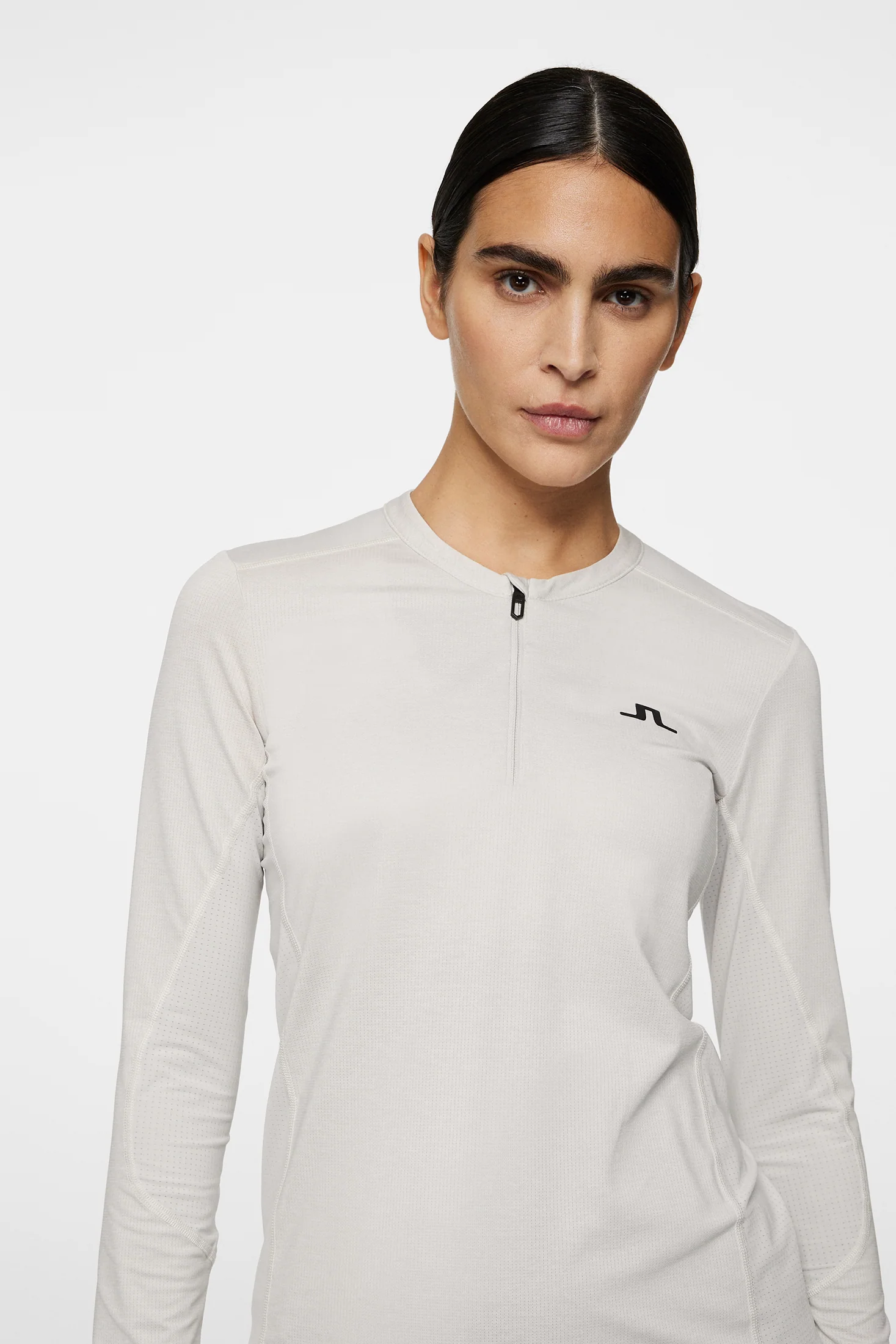 Landa LS T-shirt / Moonbeam Melange - Image 6