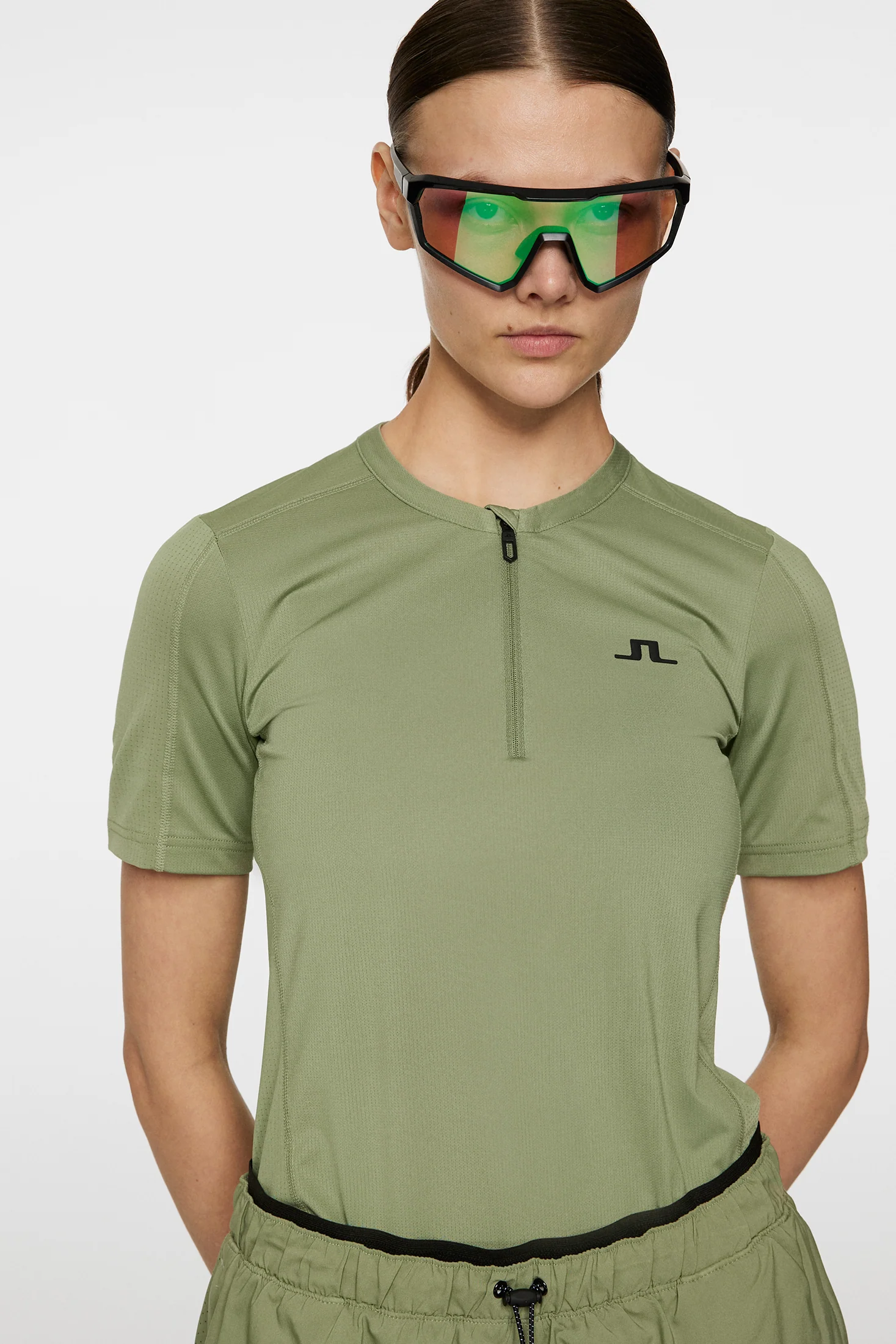 Landa T-shirt / Oil Green - Image 6