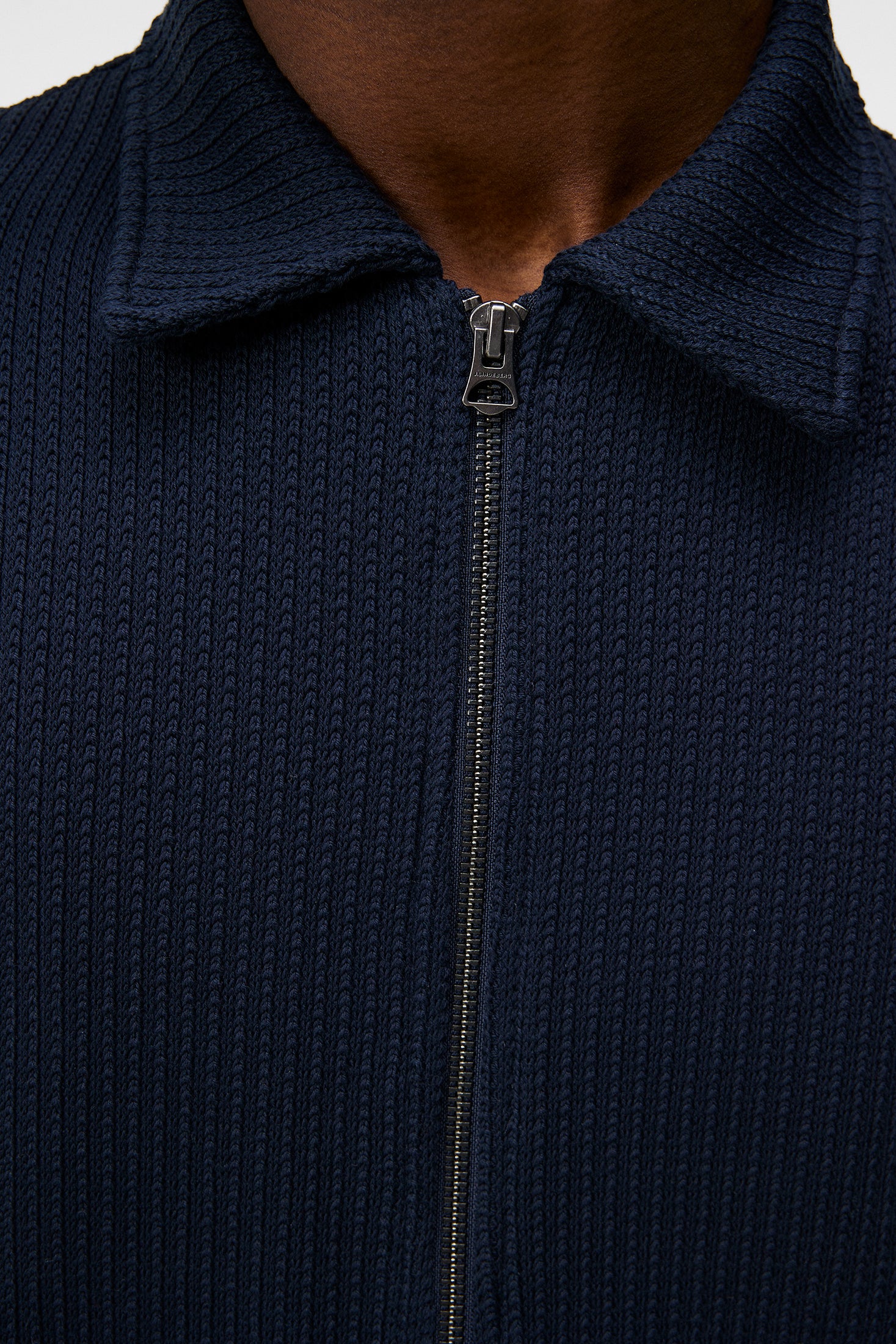 Lansa Jersey Zip Jacket / JL Navy - Image 6
