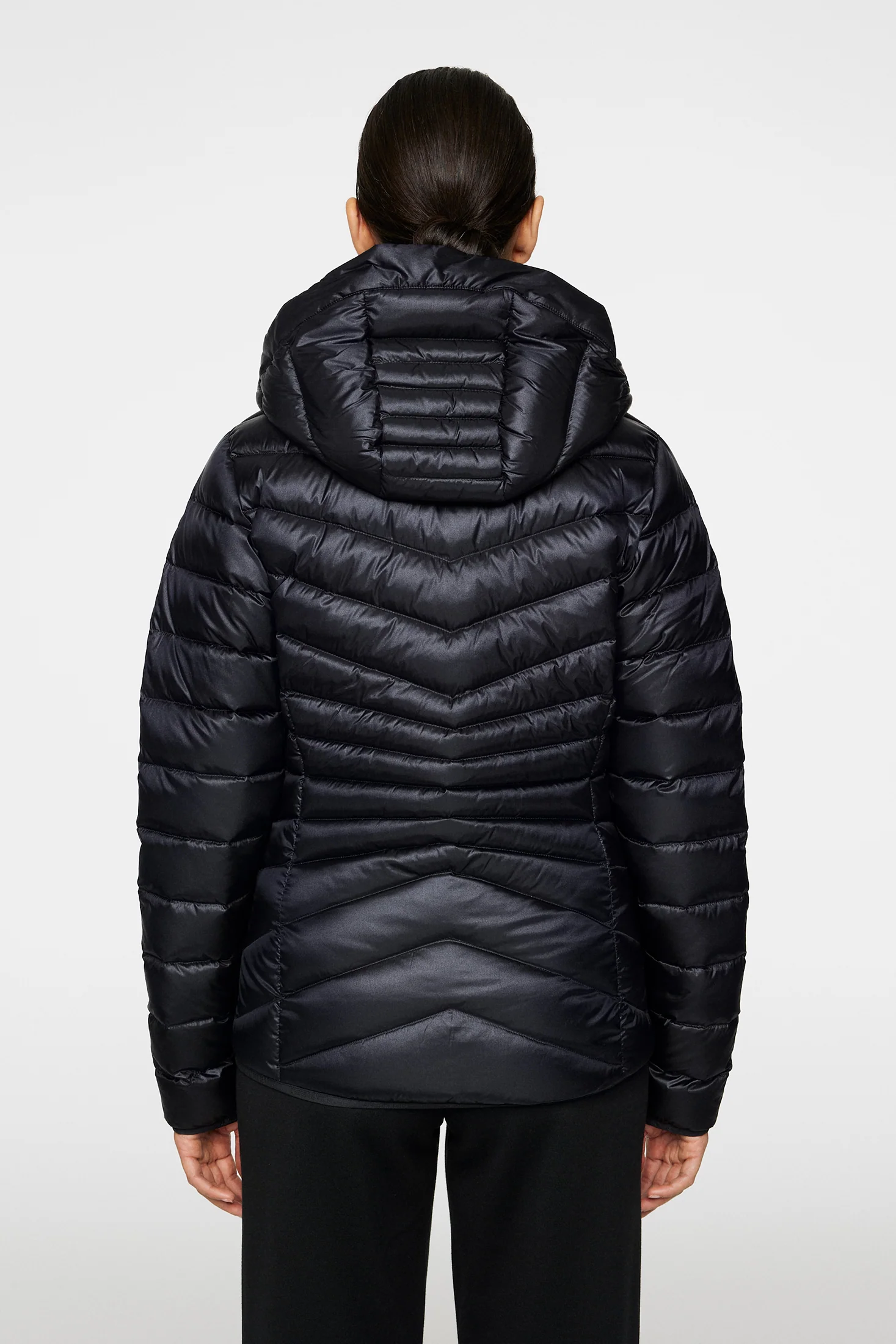 Lara Light Down Hood / Black - Image 3