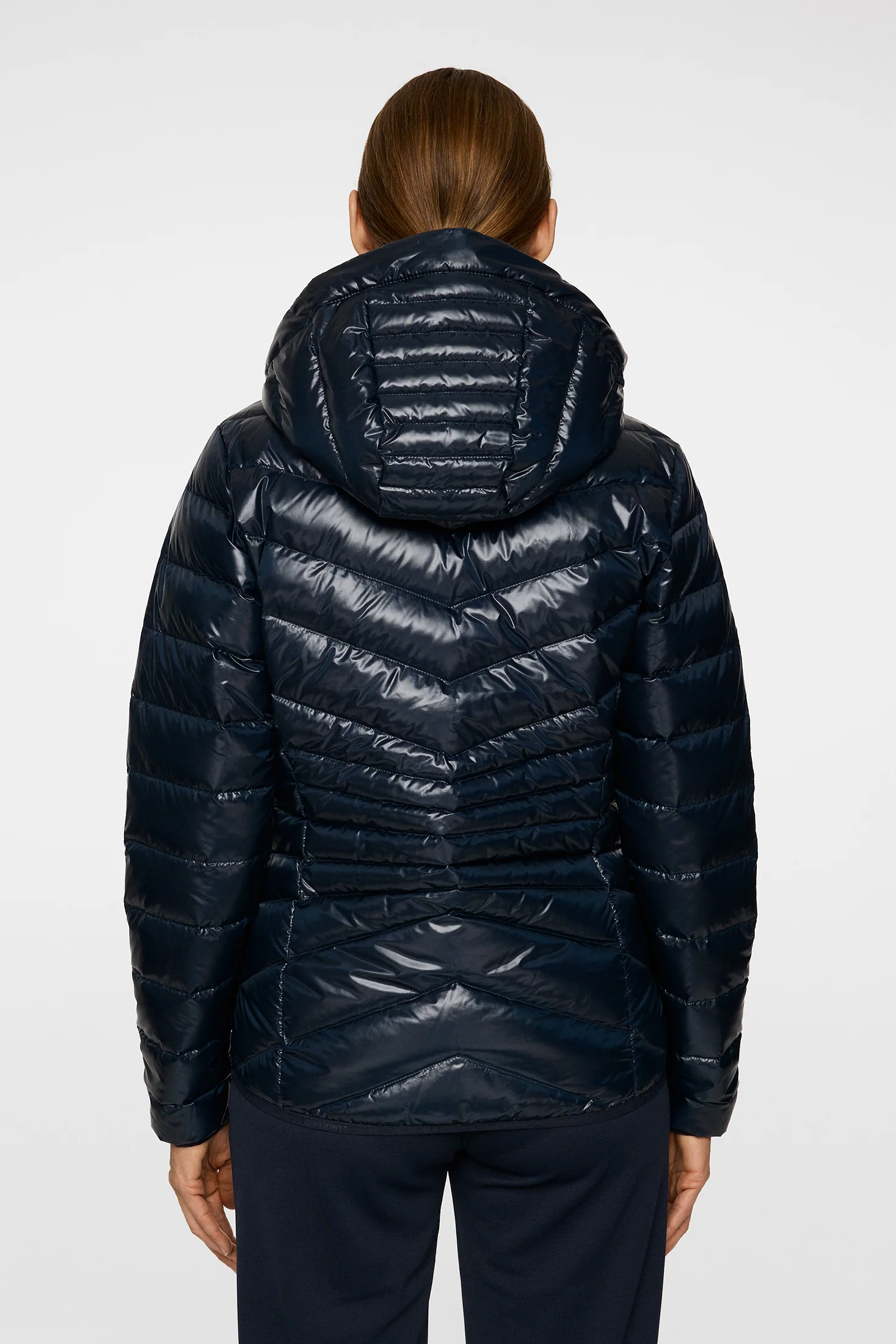 Lara Light Down Hood / JL Navy - Image 3