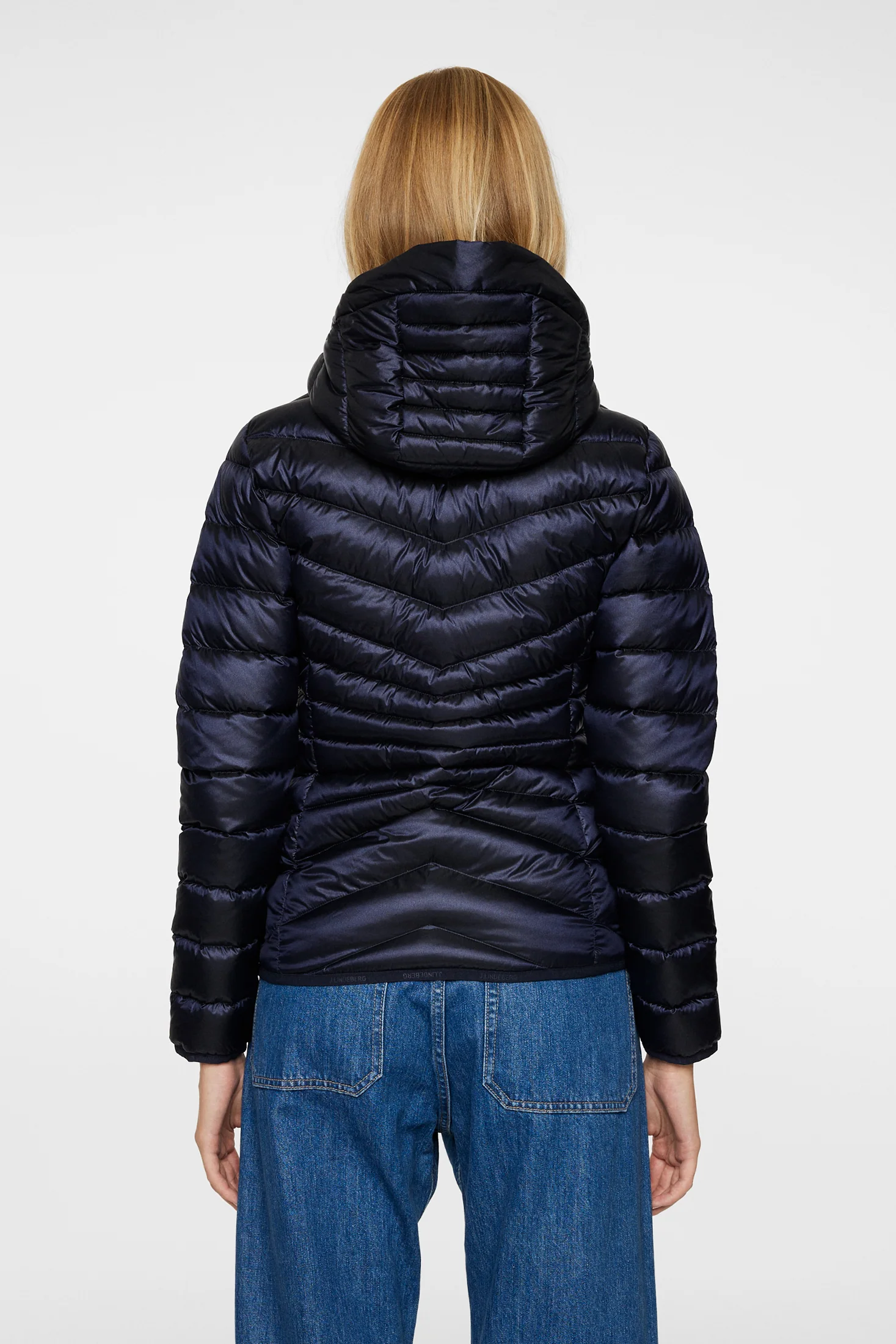 Lara Light Down Hood / JL Navy - Image 3