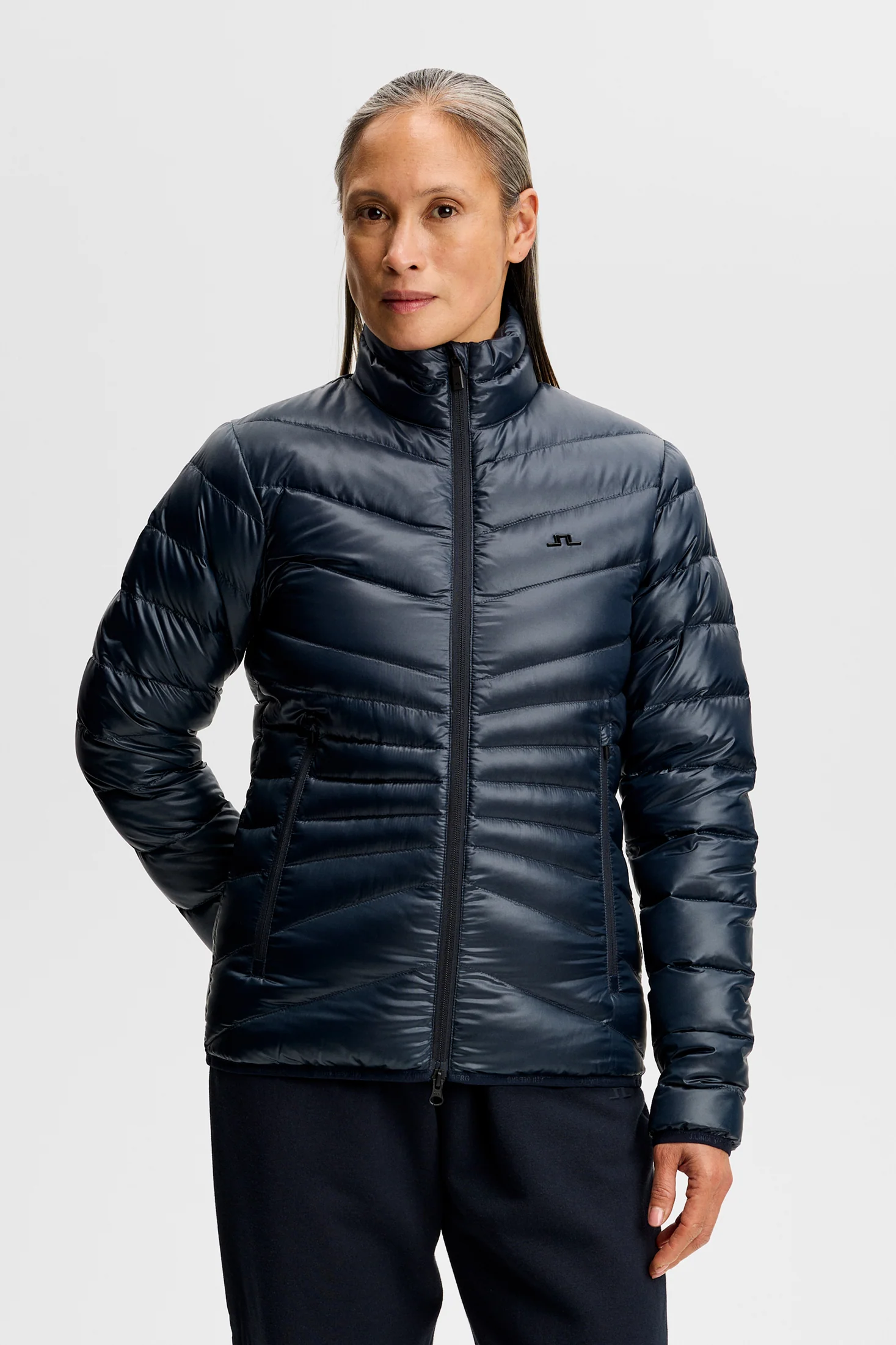 Lara Light Down Jacket / JL Navy - Image 2