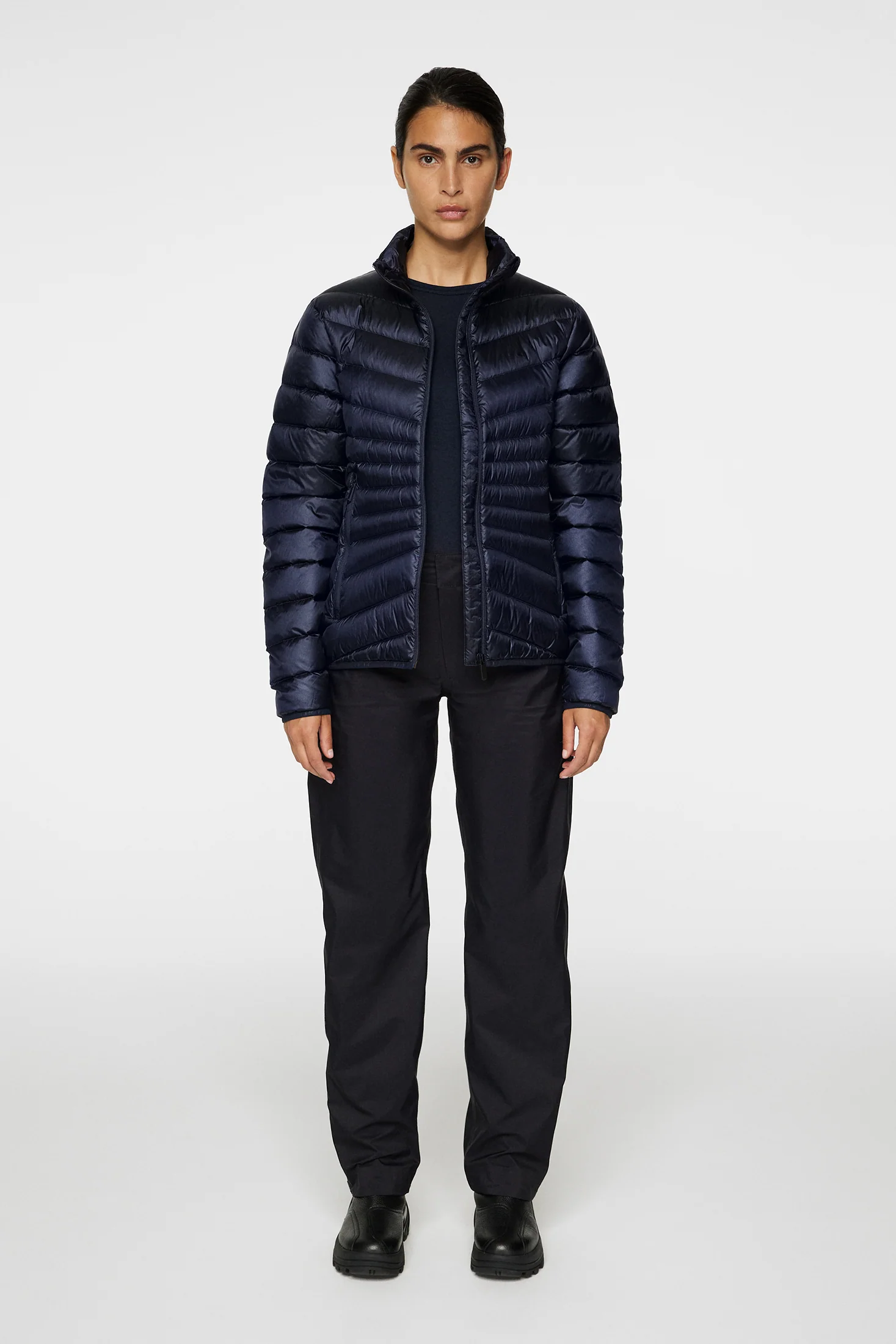 Lara Light Down Jacket / JL Navy - Image 4