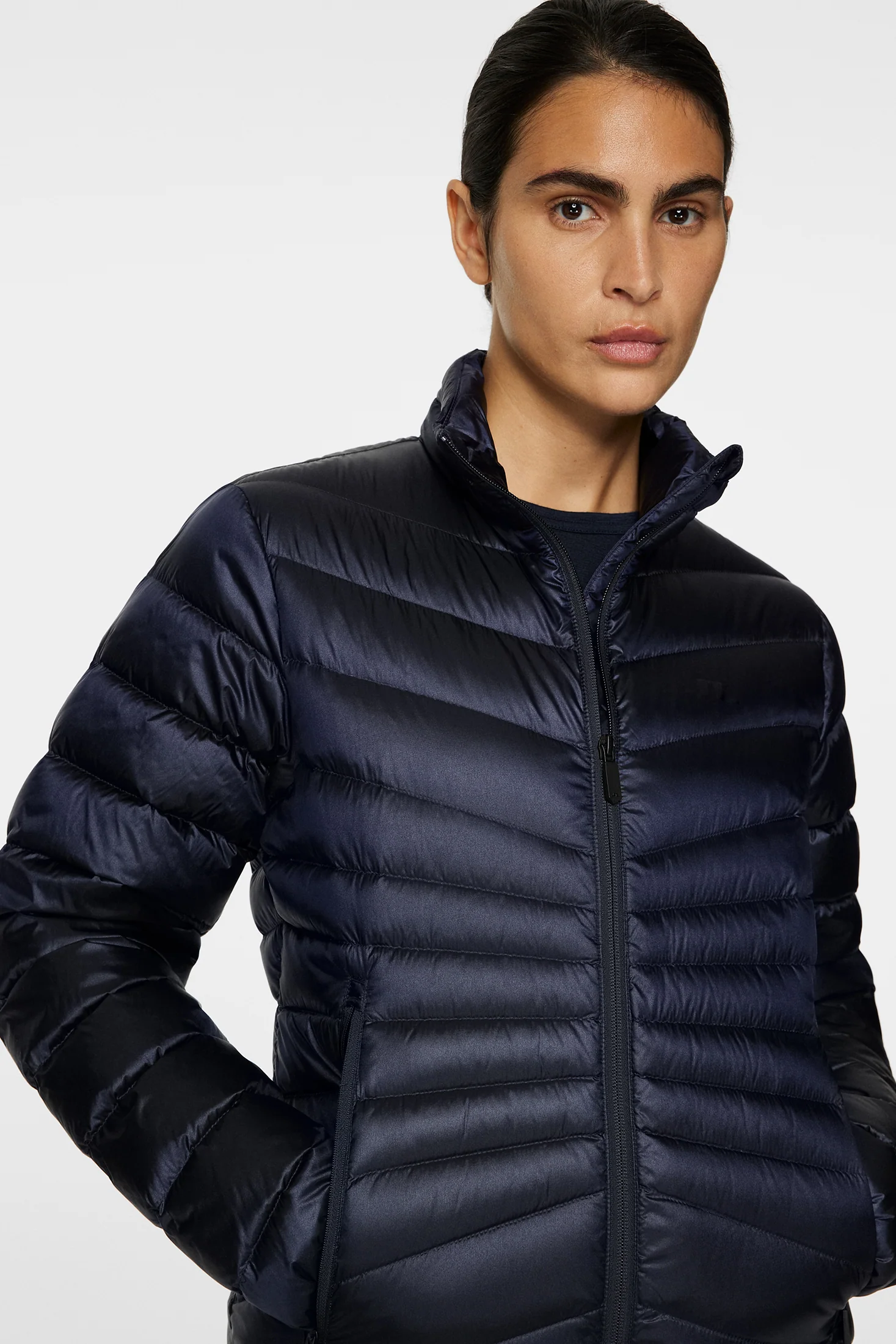 Lara Light Down Jacket / JL Navy - Image 5