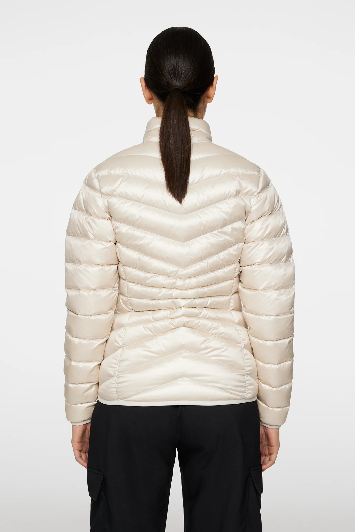 Lara Light Down Jacket / Moonbeam - Image 3