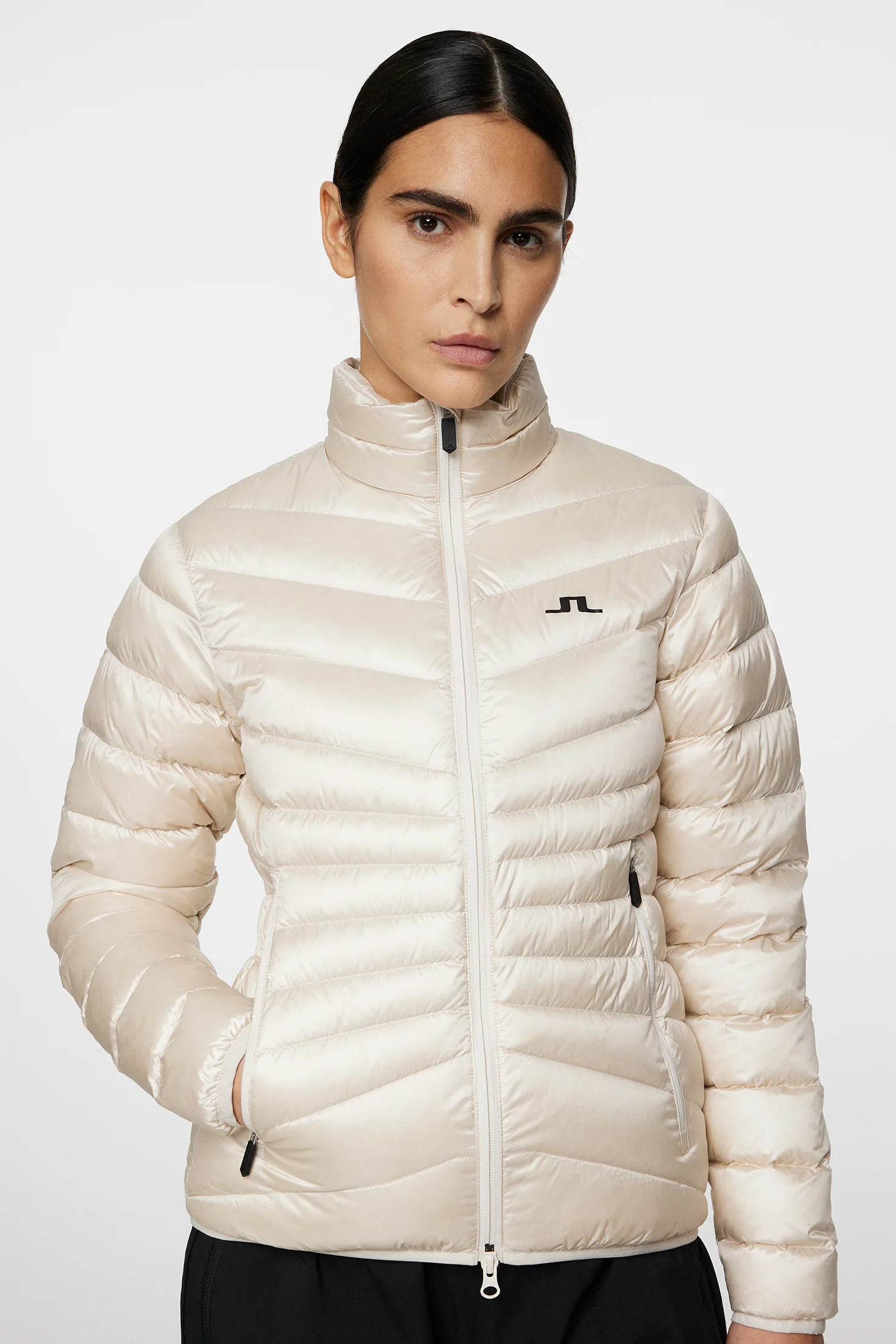 Lara Light Down Jacket / Moonbeam - Image 5