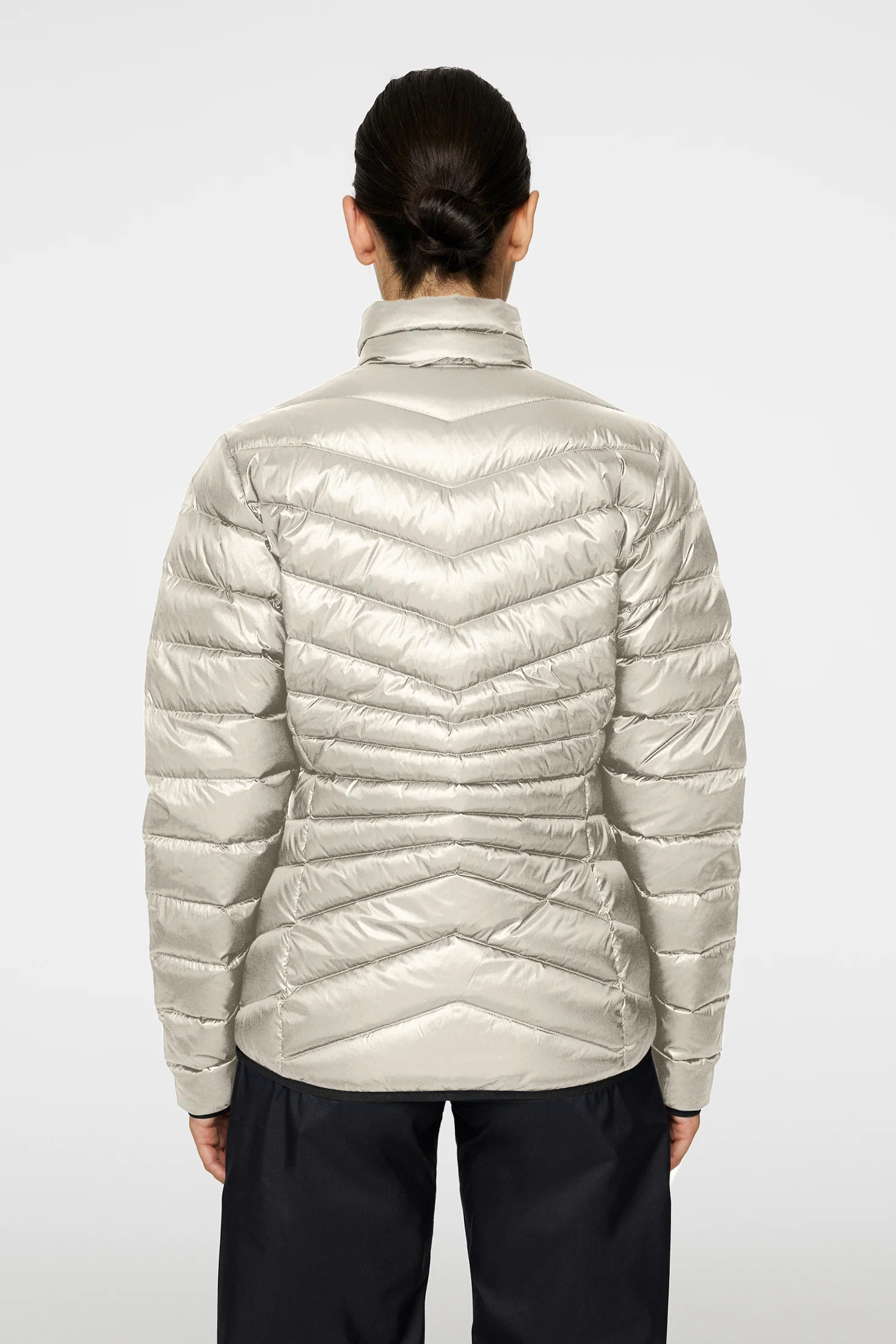 Lara Light Down Jacket / Moonbeam - Image 3