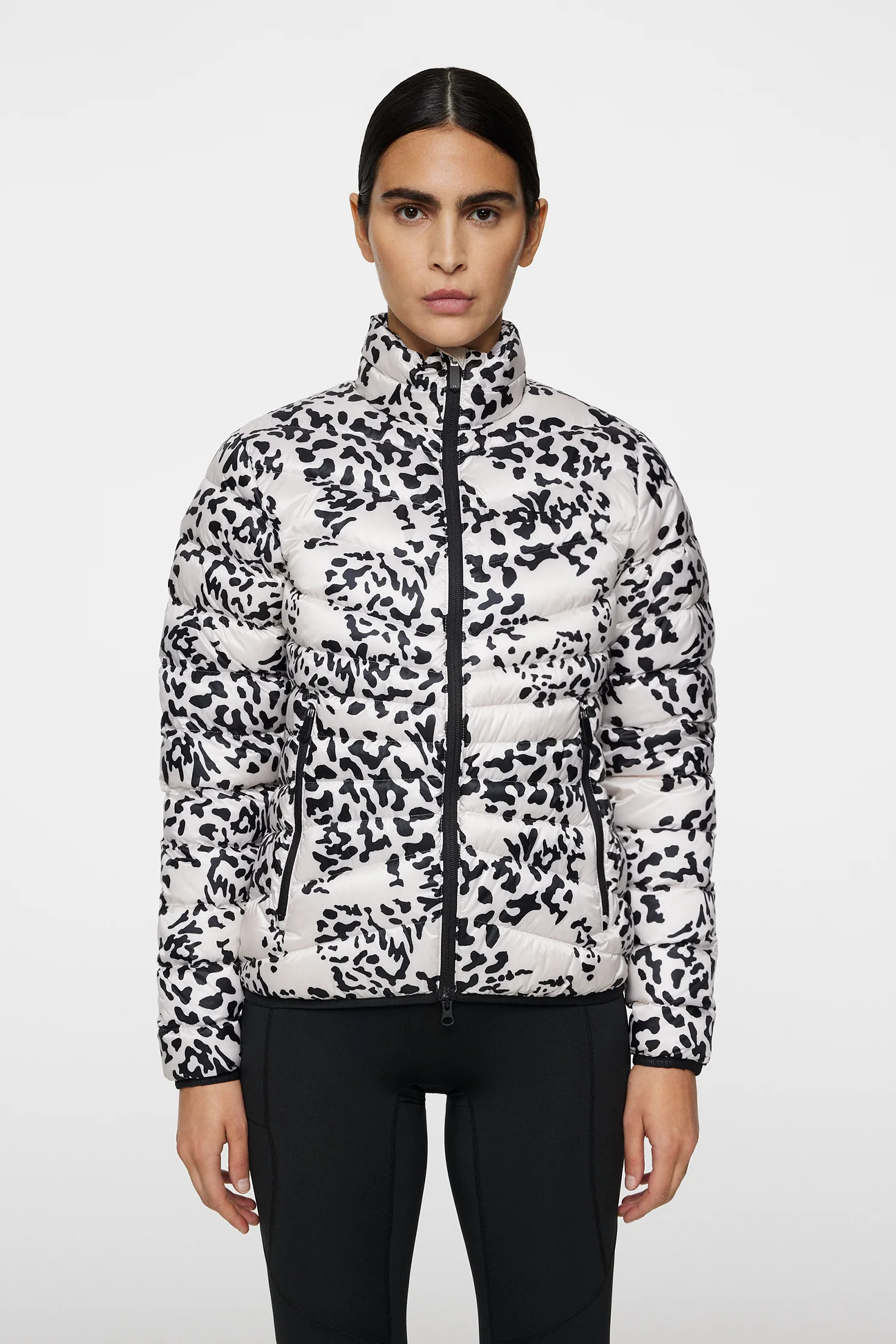Lara Light Down Jacket Print / Snake Rock Moonbeam M - Image 2