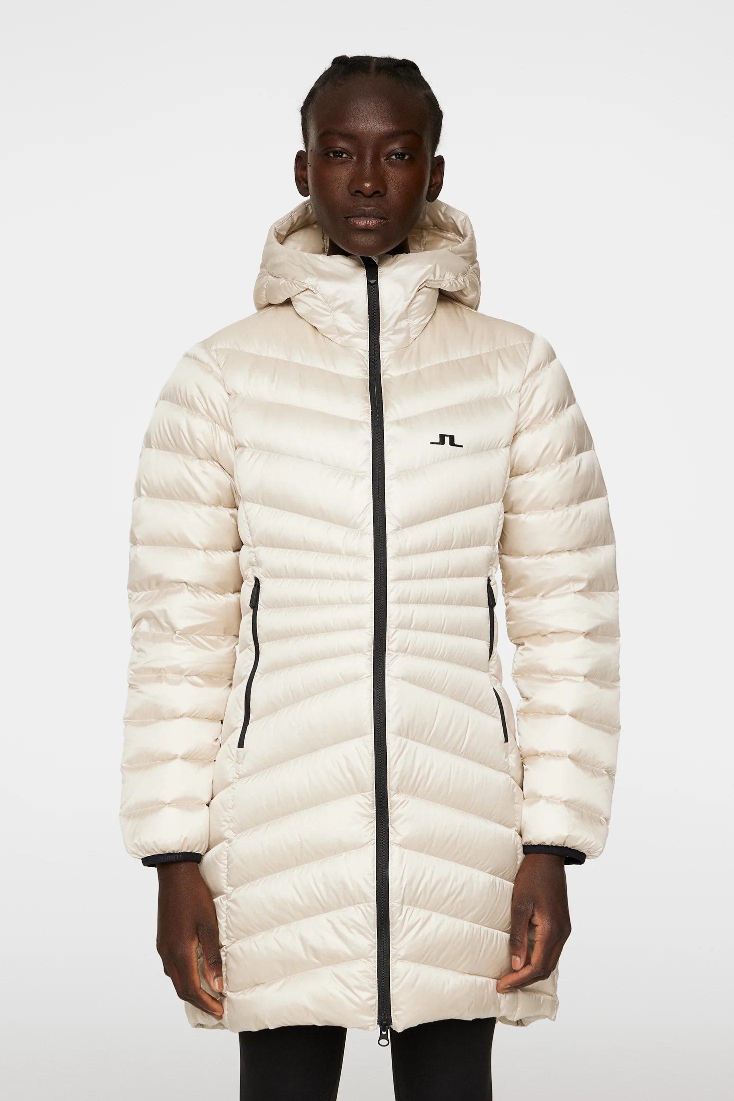 Lara Light Down Parka / Moonbeam - Image 2