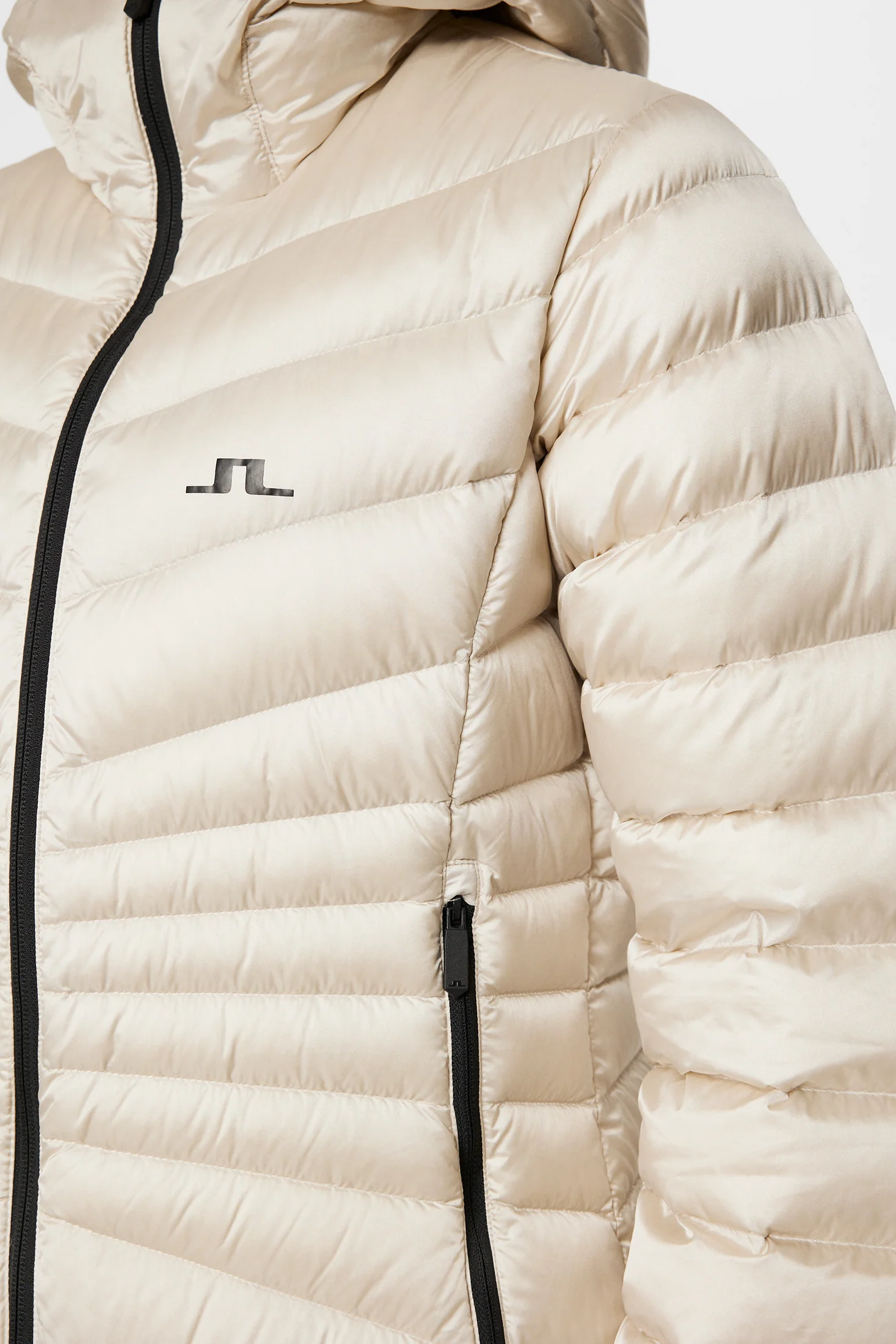 Lara Light Down Parka / Moonbeam - Image 6