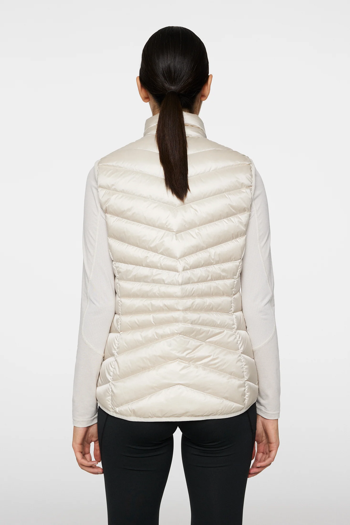 Lara Light Down Vest / Moonbeam - Image 3