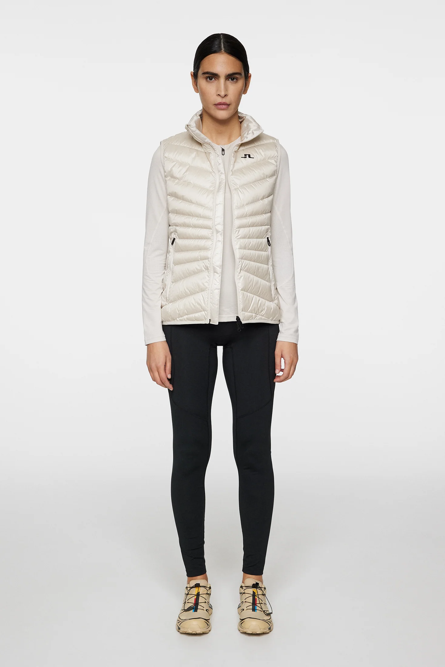 Lara Light Down Vest / Moonbeam - Image 4