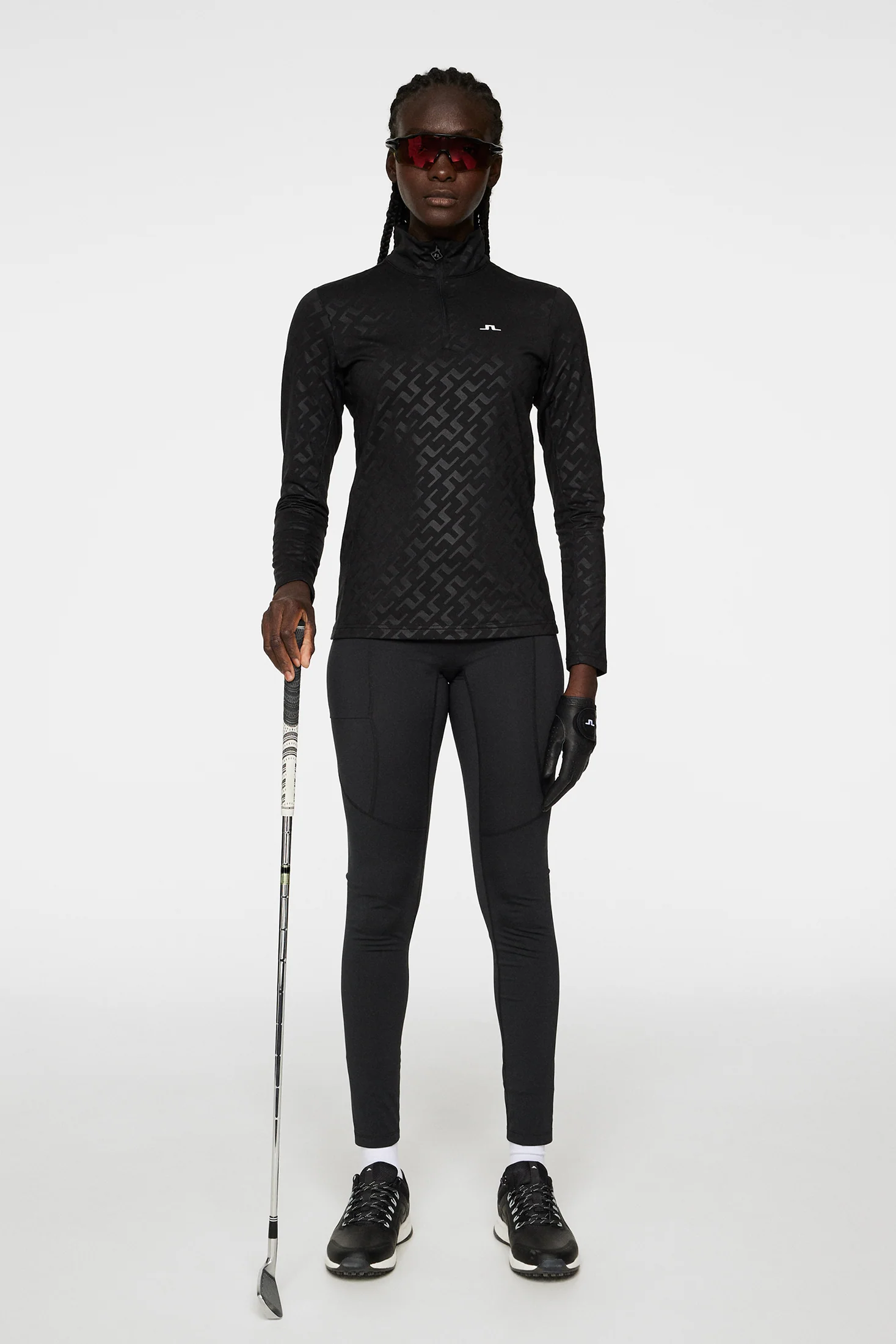 Lauryn Deboss Mid Layer / Bias Bridge Black - Image 4