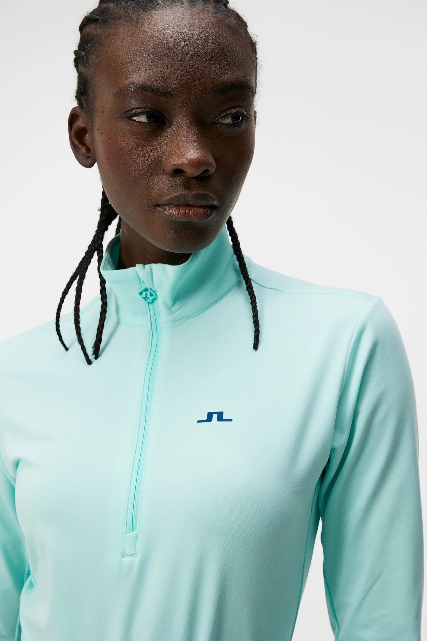 Lauryn Half Zip Mid Layer / Aruba Blue - Image 5