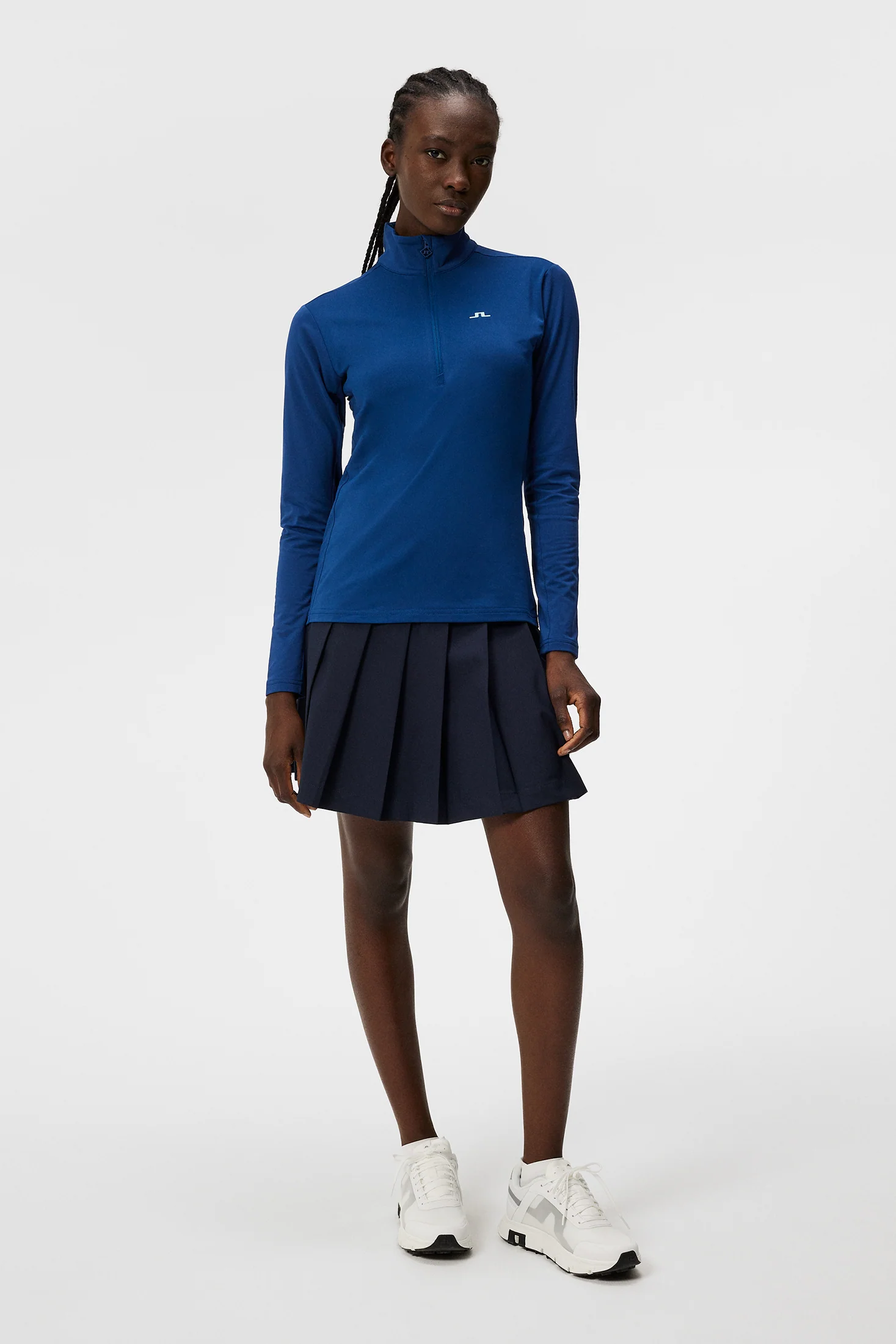 Lauryn Half Zip Mid Layer / Estate Blue - Image 4