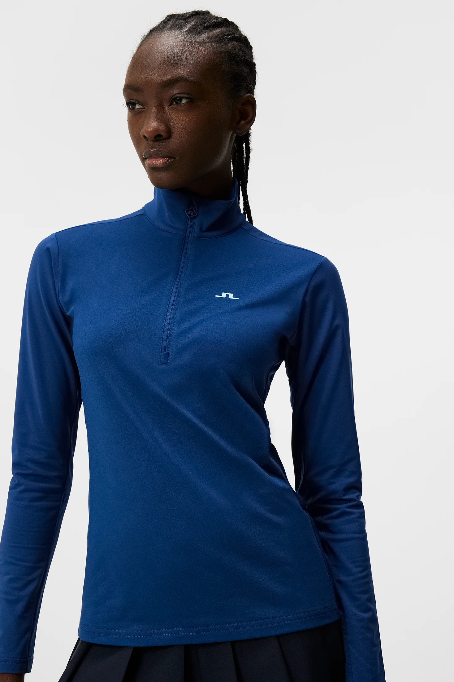 Lauryn Half Zip Mid Layer / Estate Blue - Image 5