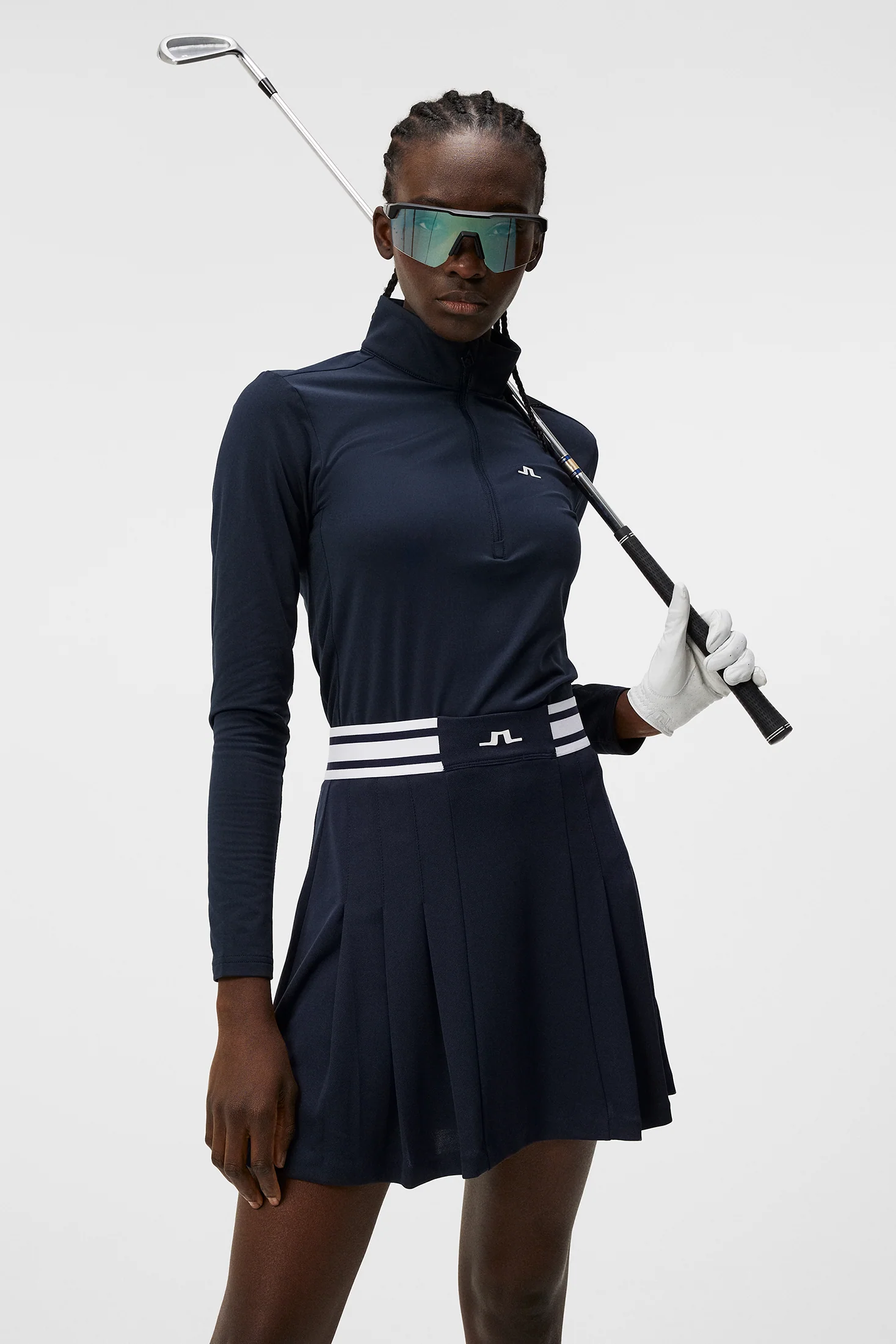 Lauryn Half Zip Mid Layer / JL Navy - Image 2