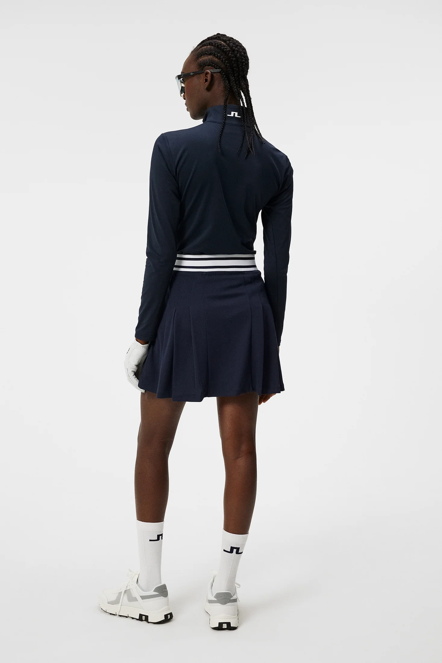 Lauryn Half Zip Mid Layer / JL Navy - Image 3