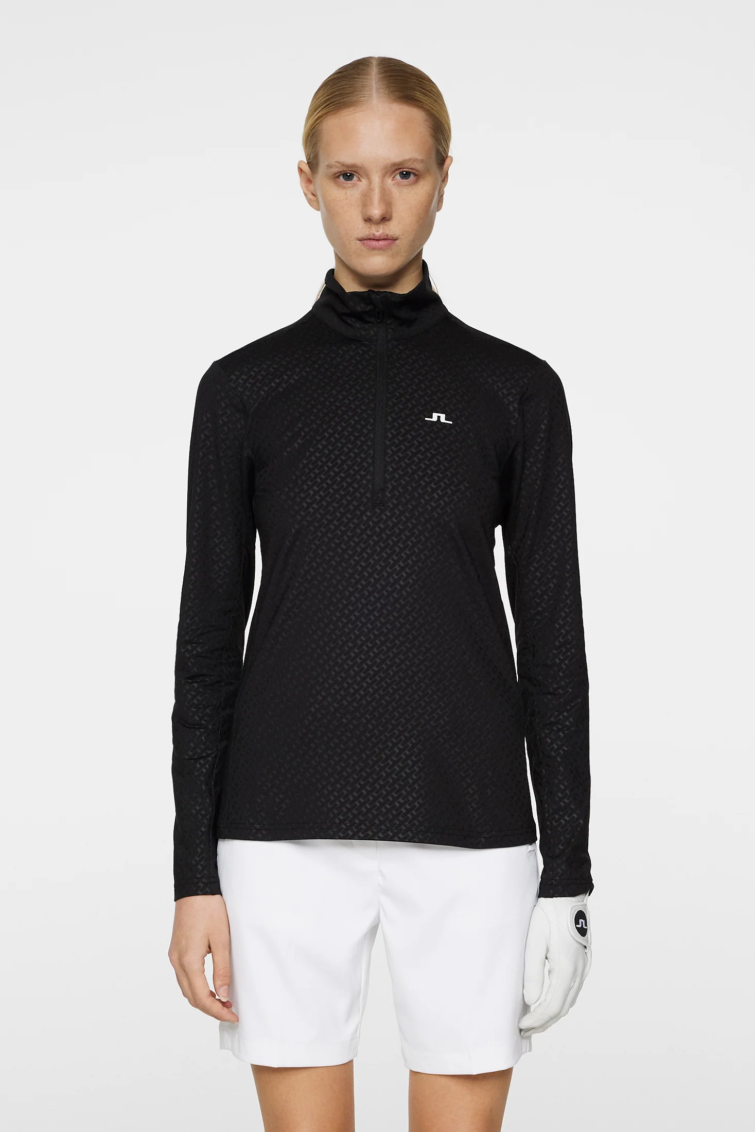 Lauryn Quarter Zip Mid Layer / Black - Image 2