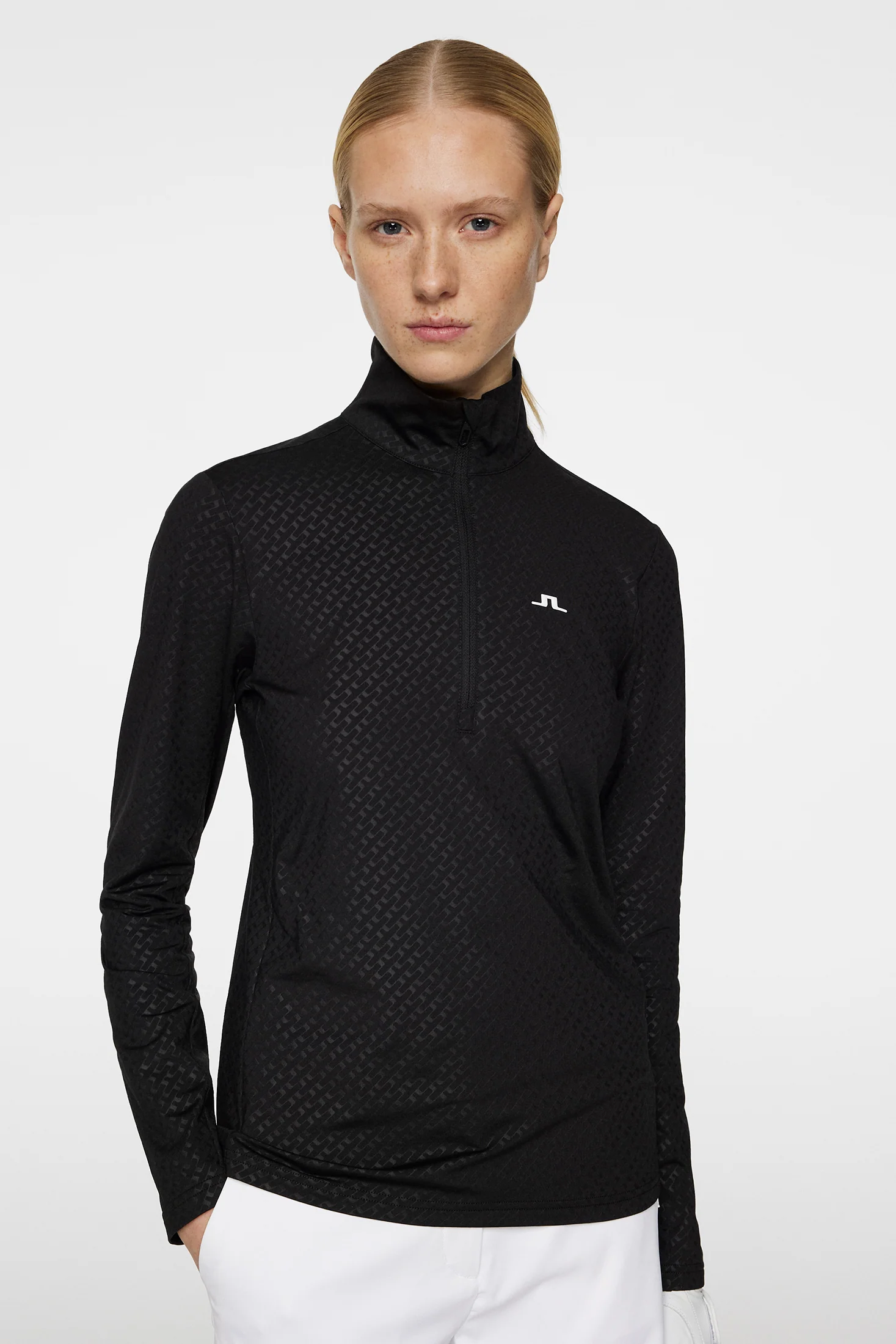Lauryn Quarter Zip Mid Layer / Black - Image 5