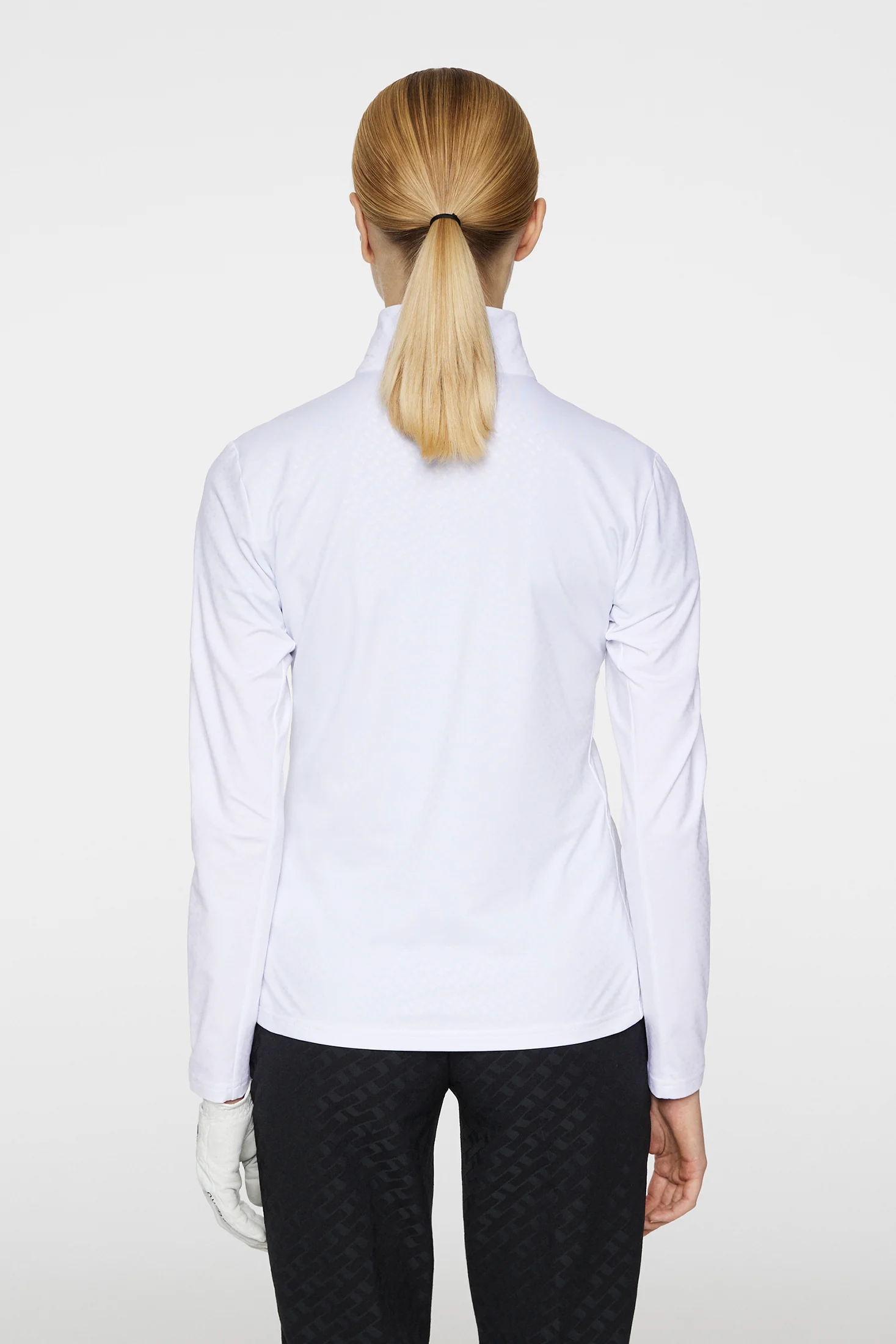 Lauryn Quarter Zip Mid Layer / White - Image 3