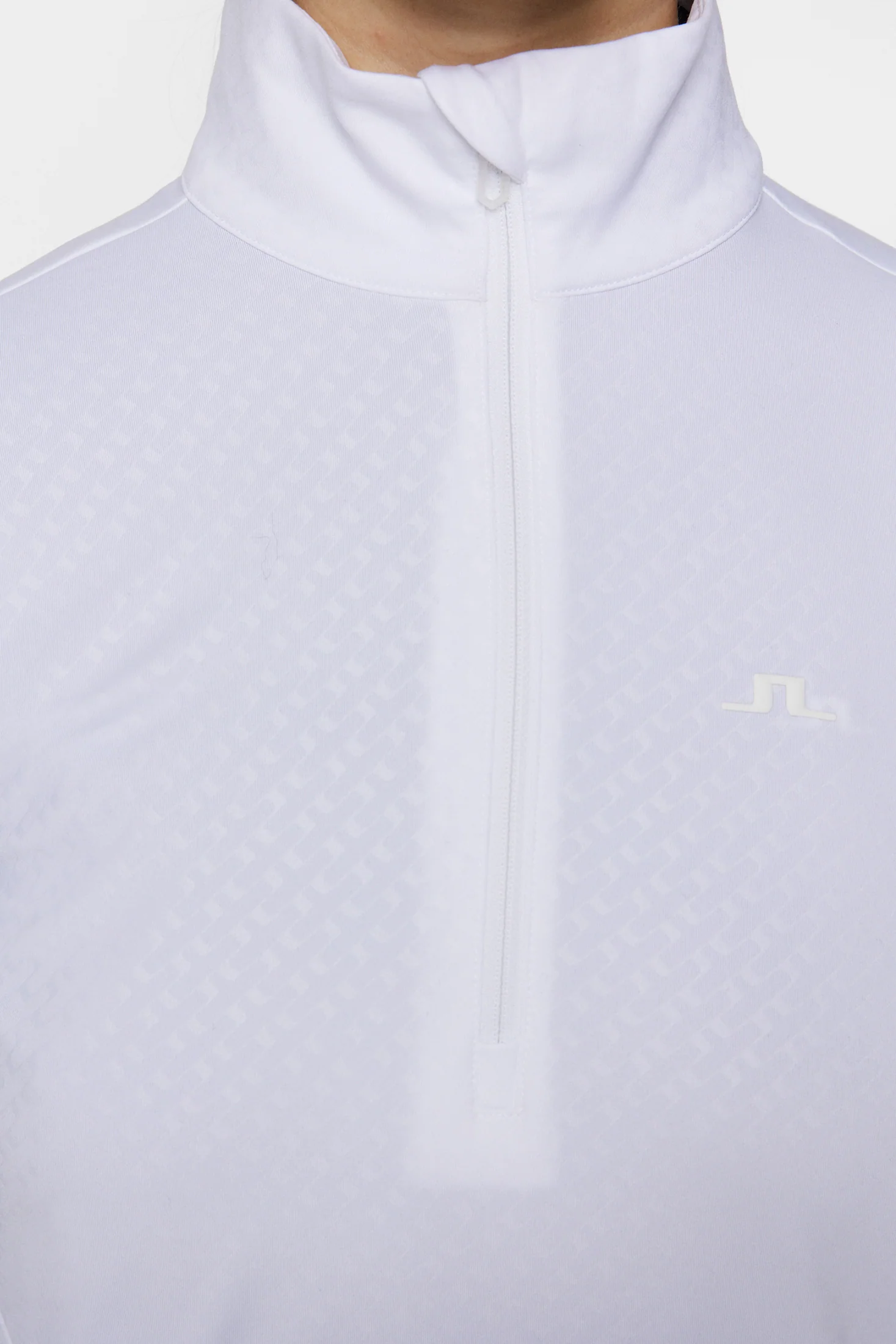 Lauryn Quarter Zip Mid Layer / White - Image 6