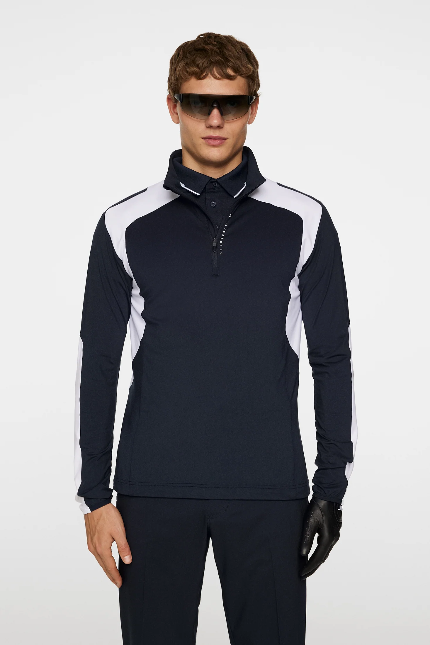 Leander Quarter Zip  Mid Layer / JL Navy - Image 2