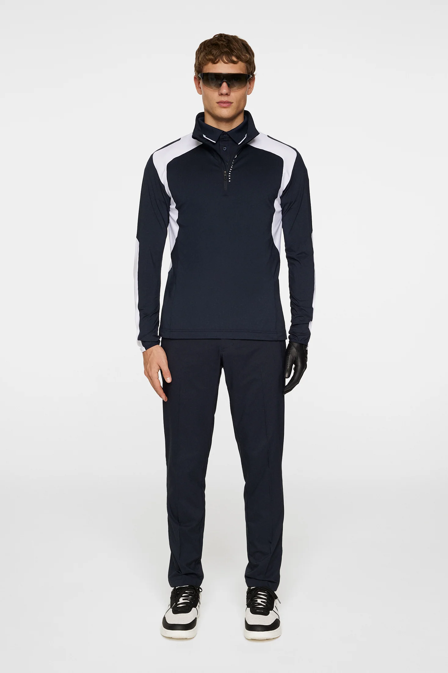 Leander Quarter Zip  Mid Layer / JL Navy - Image 4