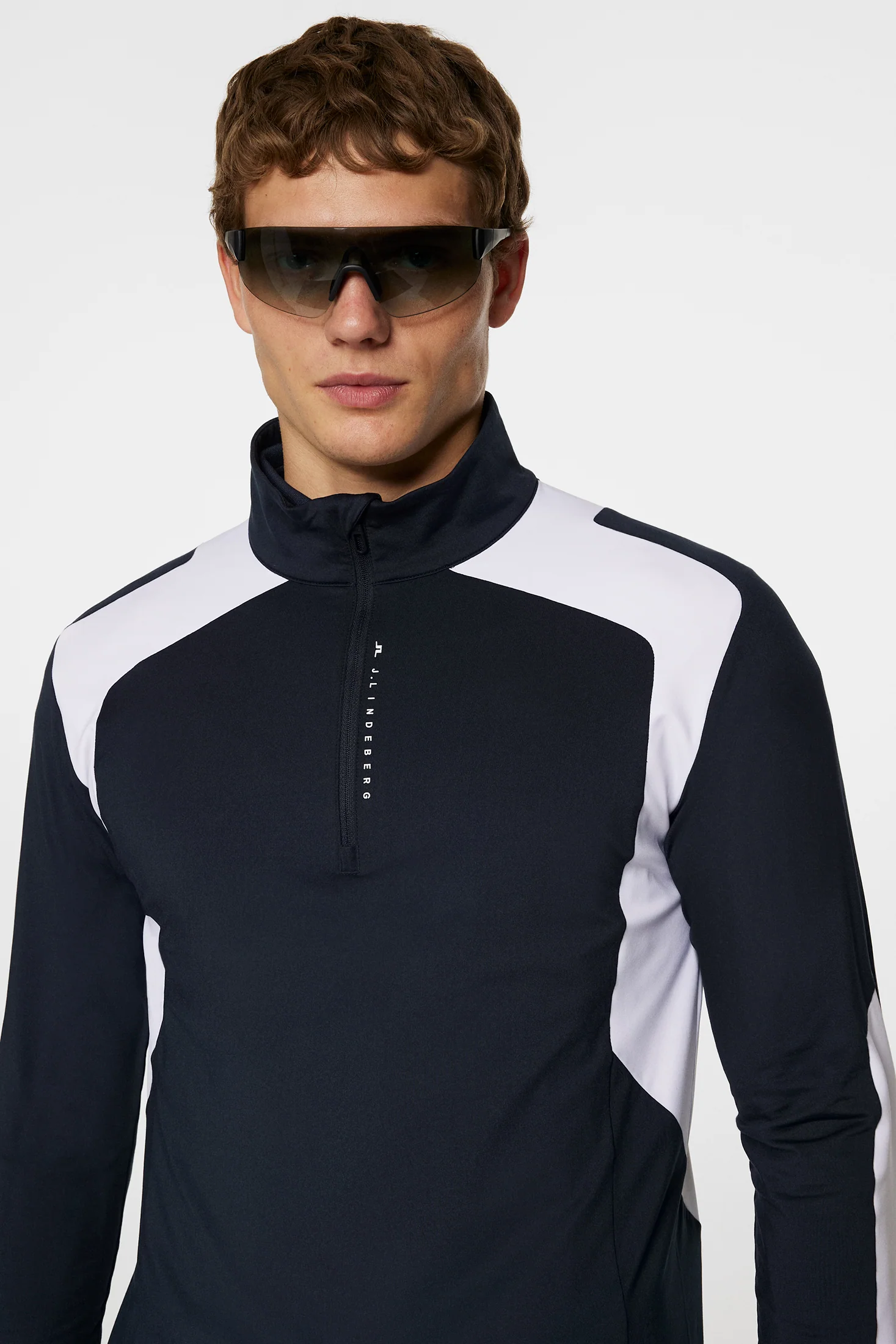 Leander Quarter Zip  Mid Layer / JL Navy - Image 5