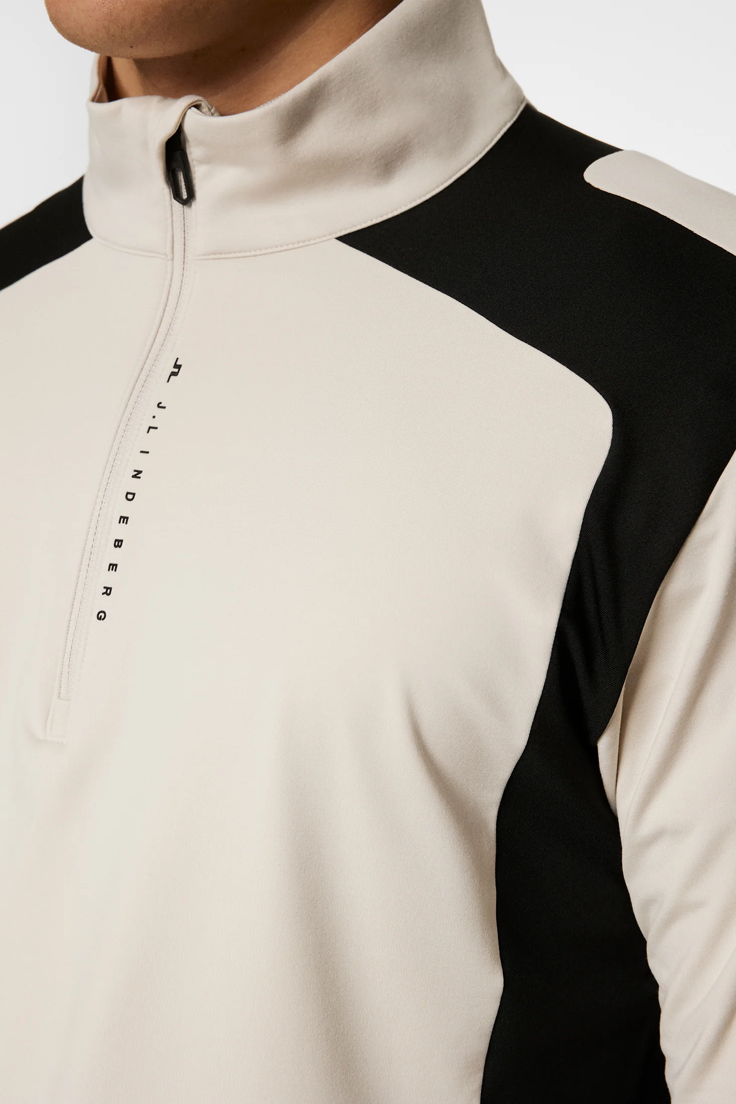 Leander Quarter Zip  Mid Layer / Moonbeam - Image 6