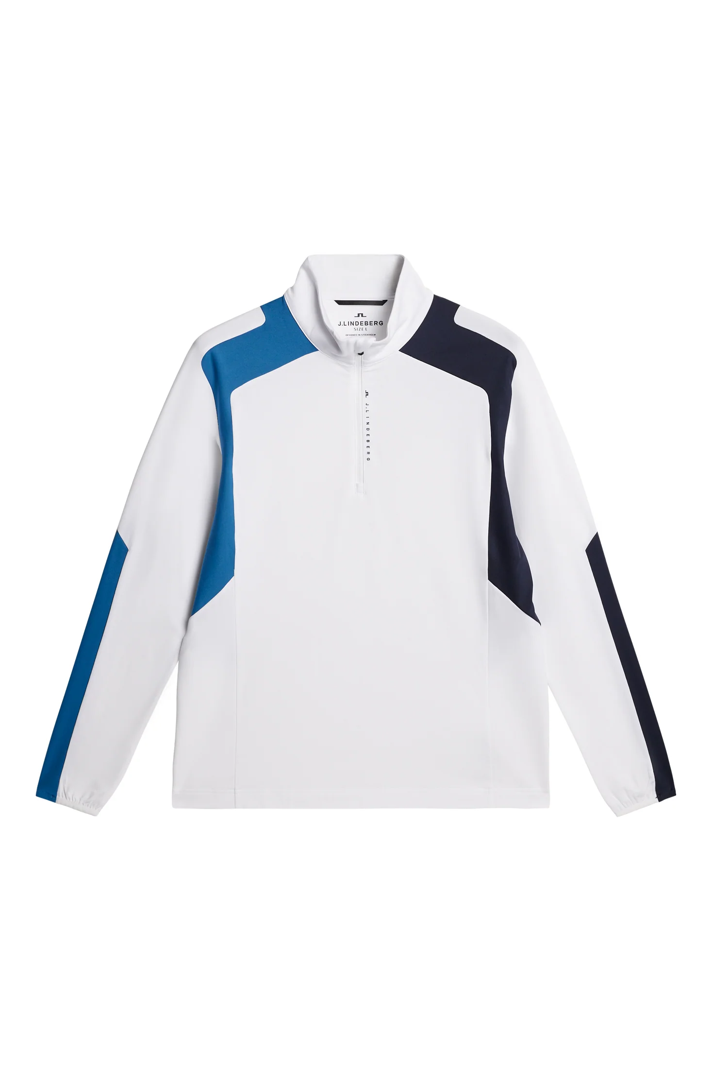 Leander Quarter Zip  Mid Layer / White